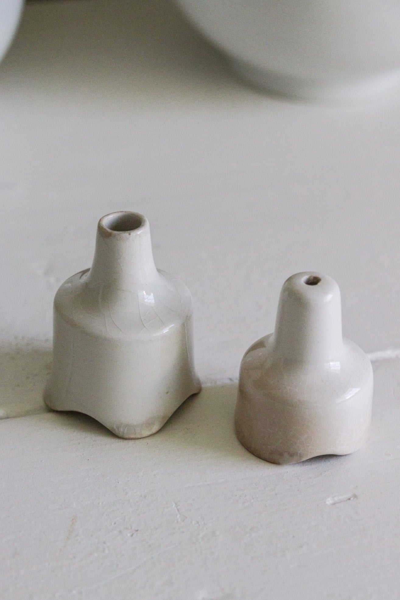 Pair of Vintage English Pie Funnels No.1