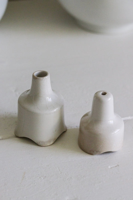 Pair of Vintage English Pie Funnels No.1