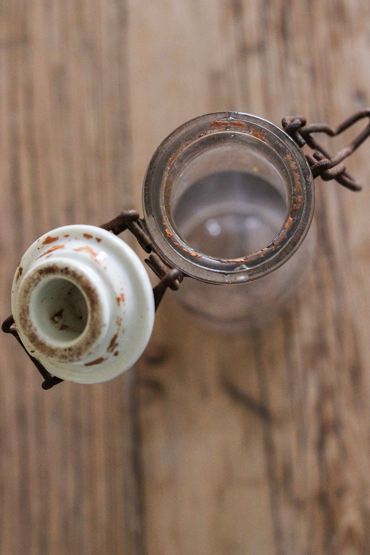Petite French Bottle with Porcelain Top
