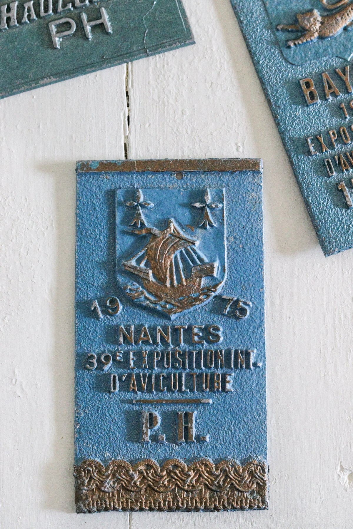 Vintage French Livestock Plaque - Nantes