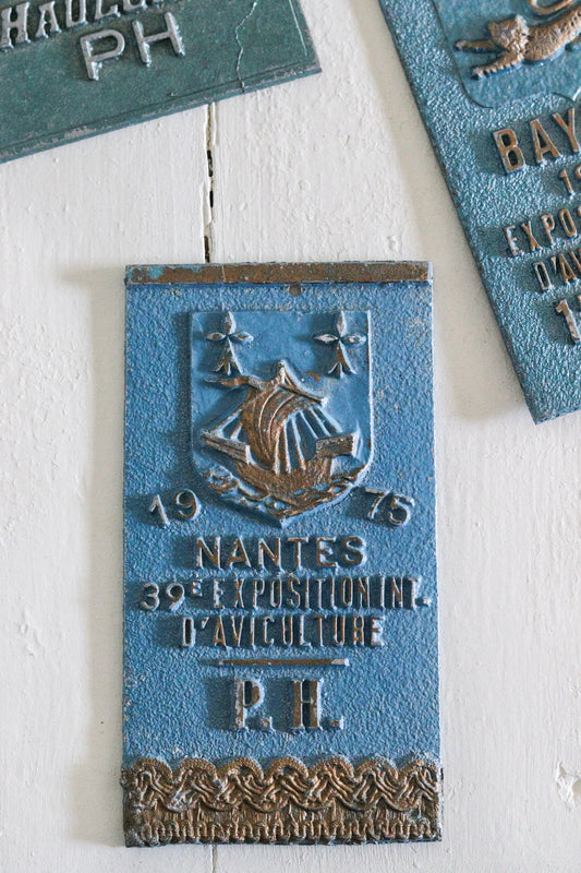 Vintage French Livestock Plaque - Nantes