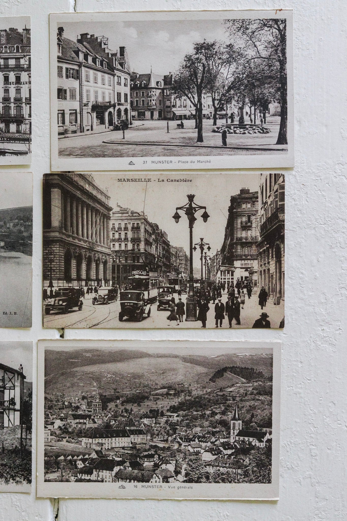 Six Vintage French Postcards - No.5