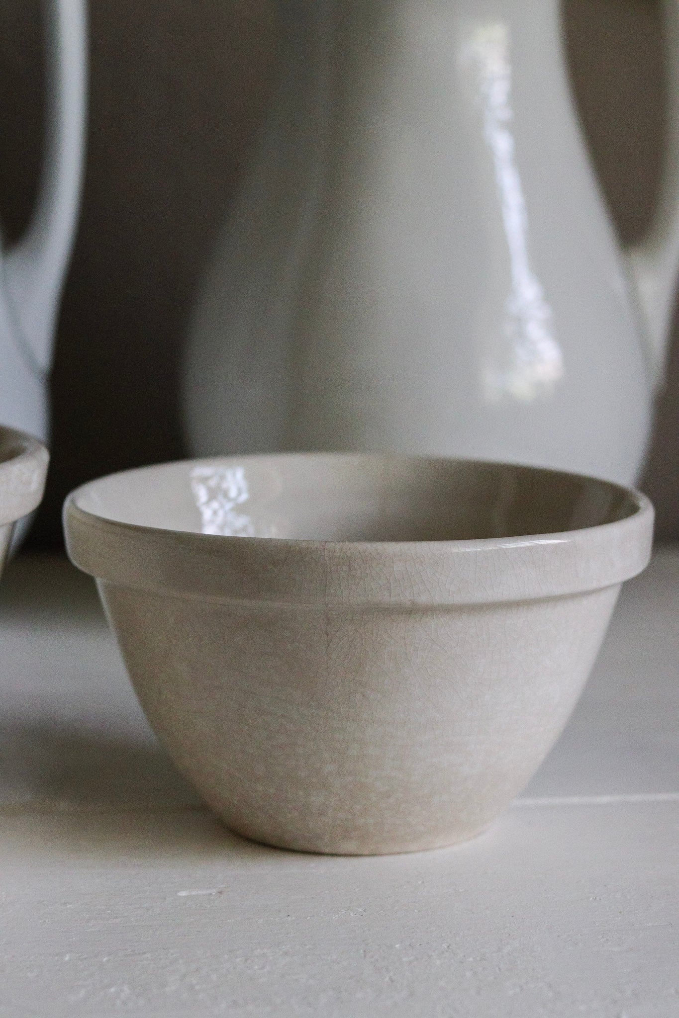 Pair of Vintage English Pudding Bowls No.4