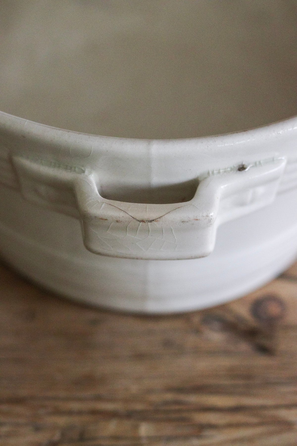 Antique Dutch Banded Cream Pail
