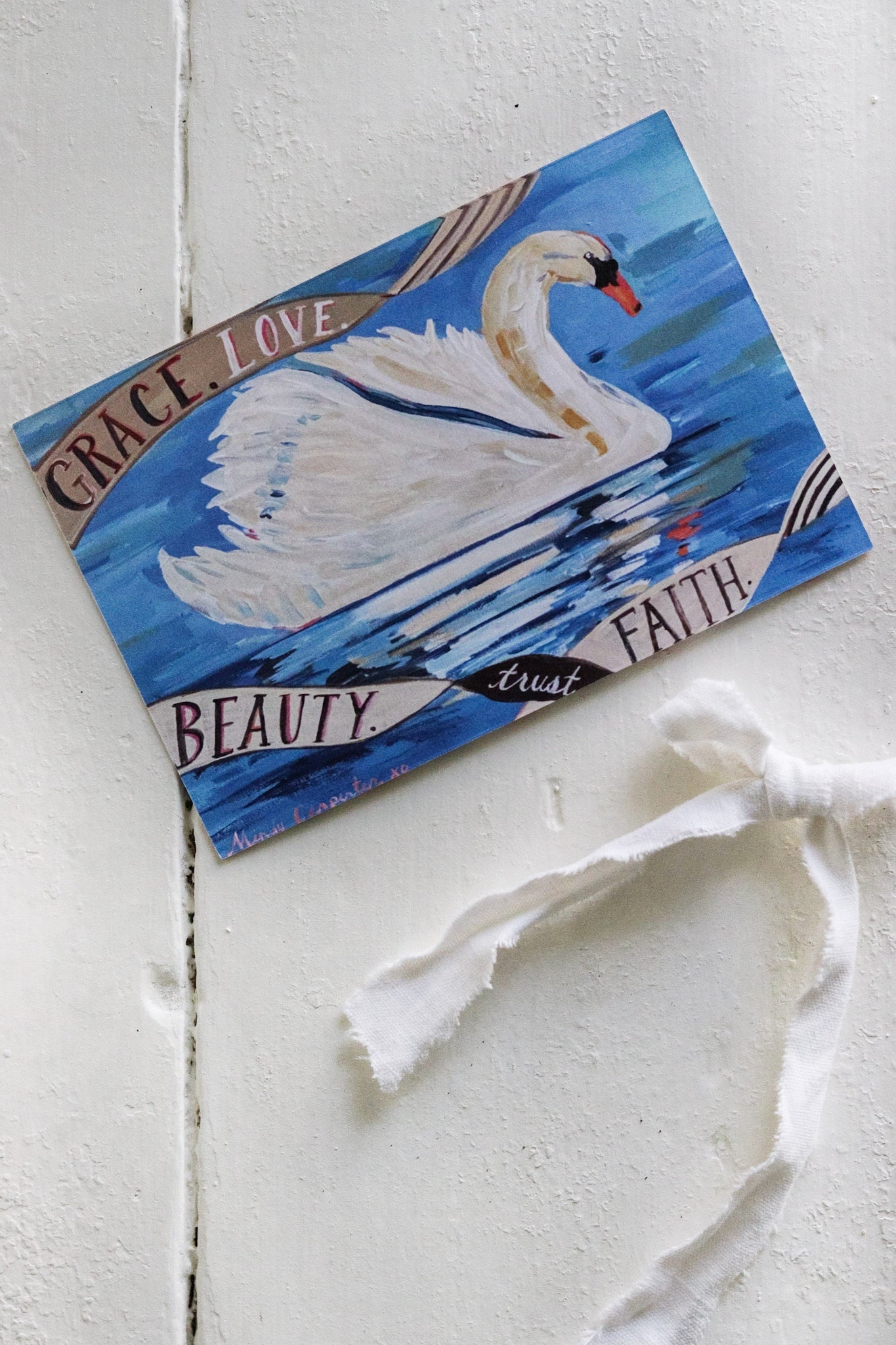 Swan Postcard