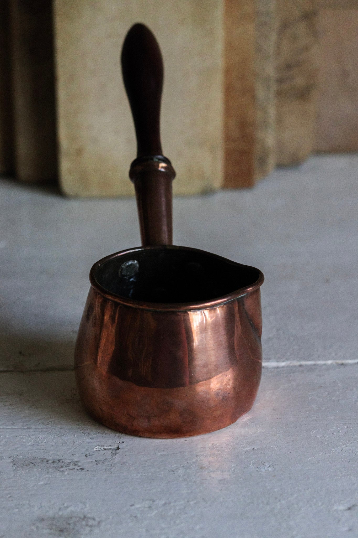Petite Antique English Hot Cocoa Pot