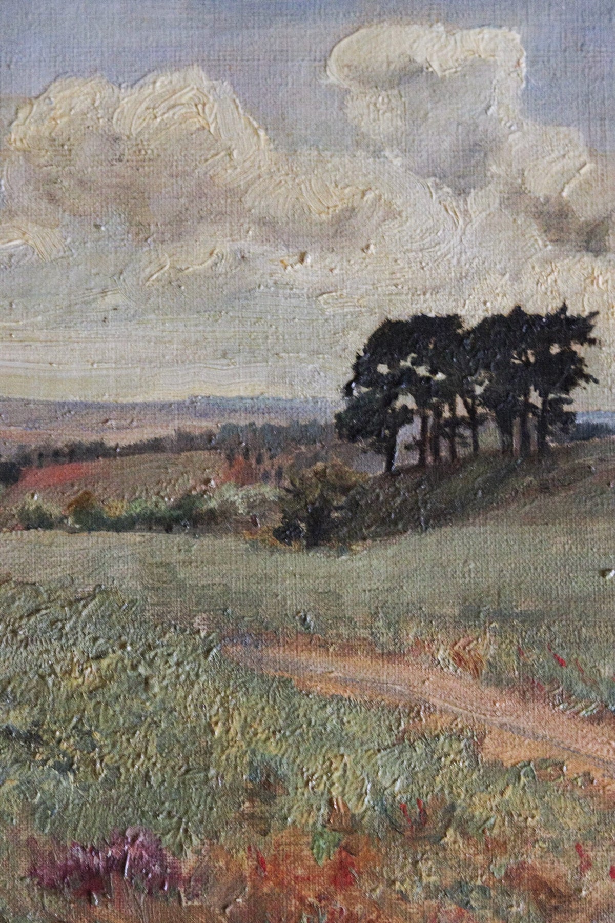 The Meadow Path Oil Painting