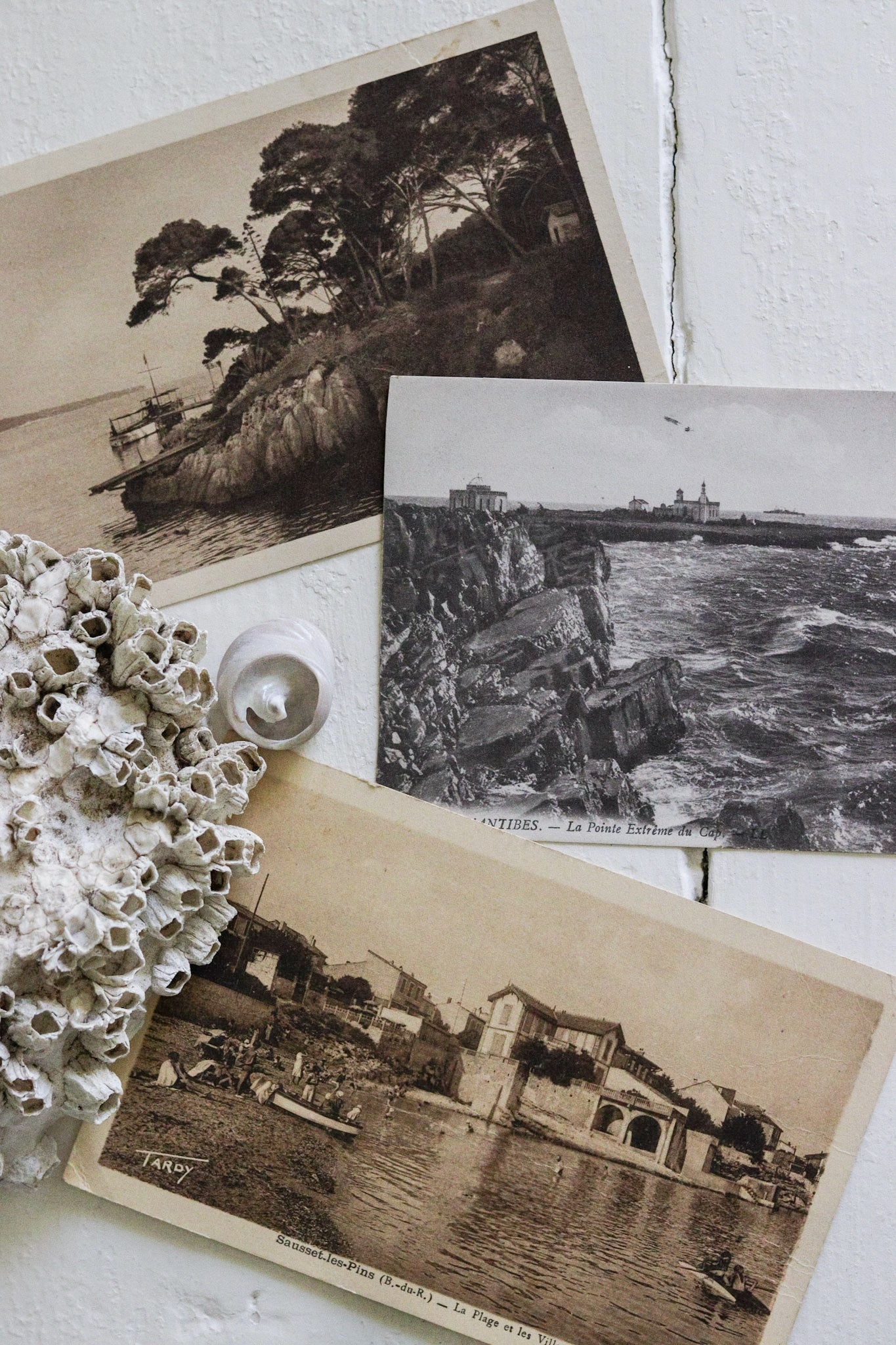 Three Vintage French Seaside Postcards - No.1