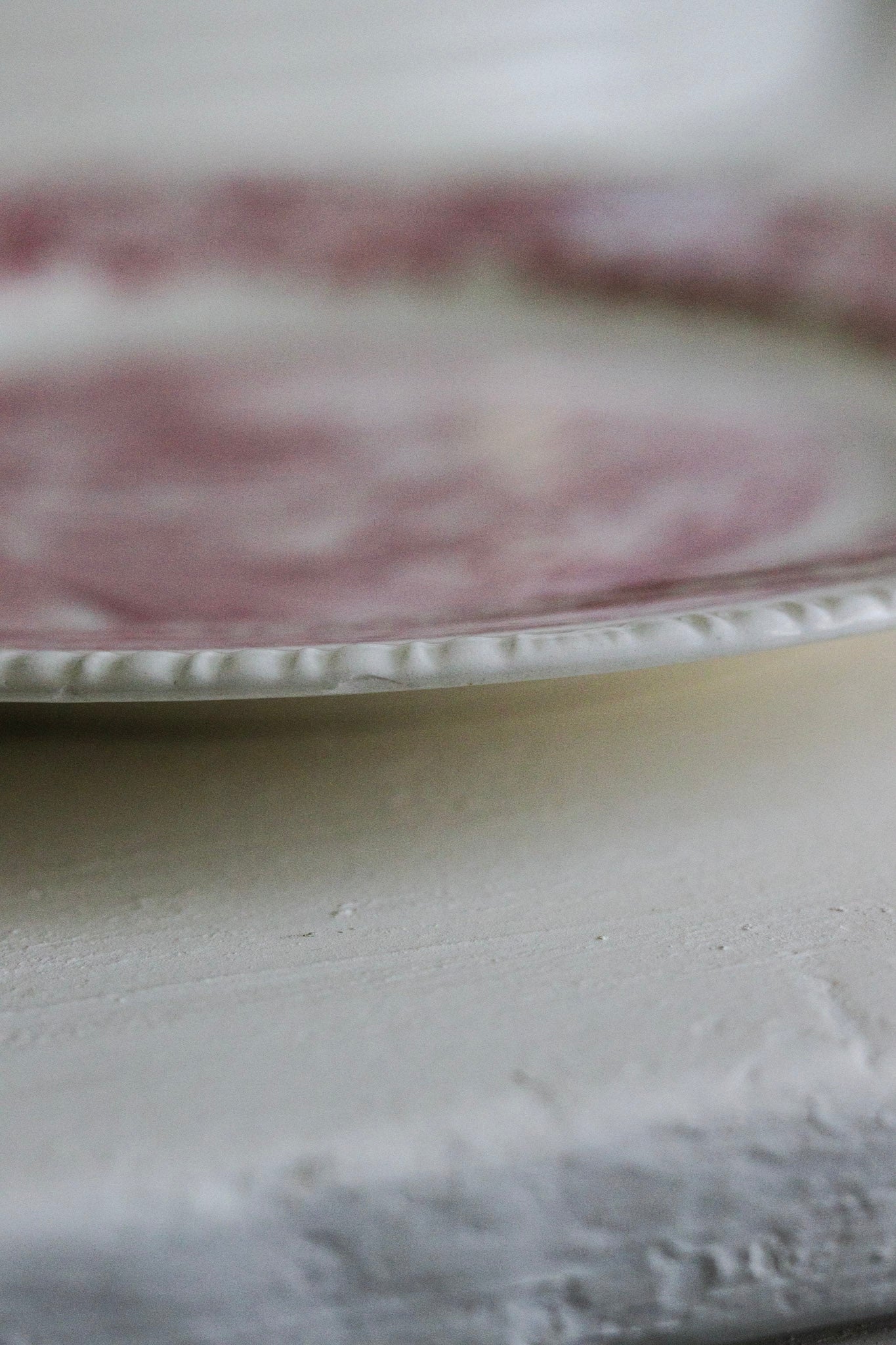 Vintage Transferware Plate with Betsy Ross and the First Flag