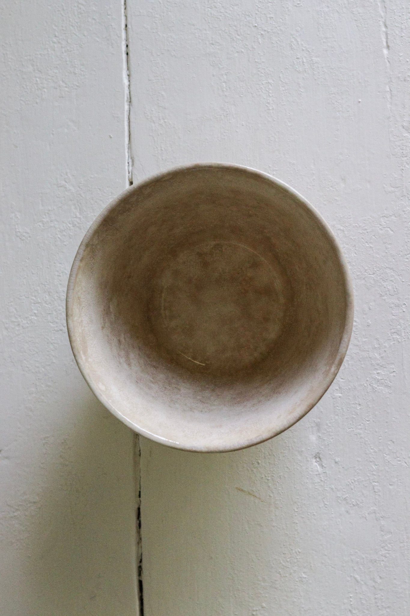 Stained Vintage English Pudding Bowl