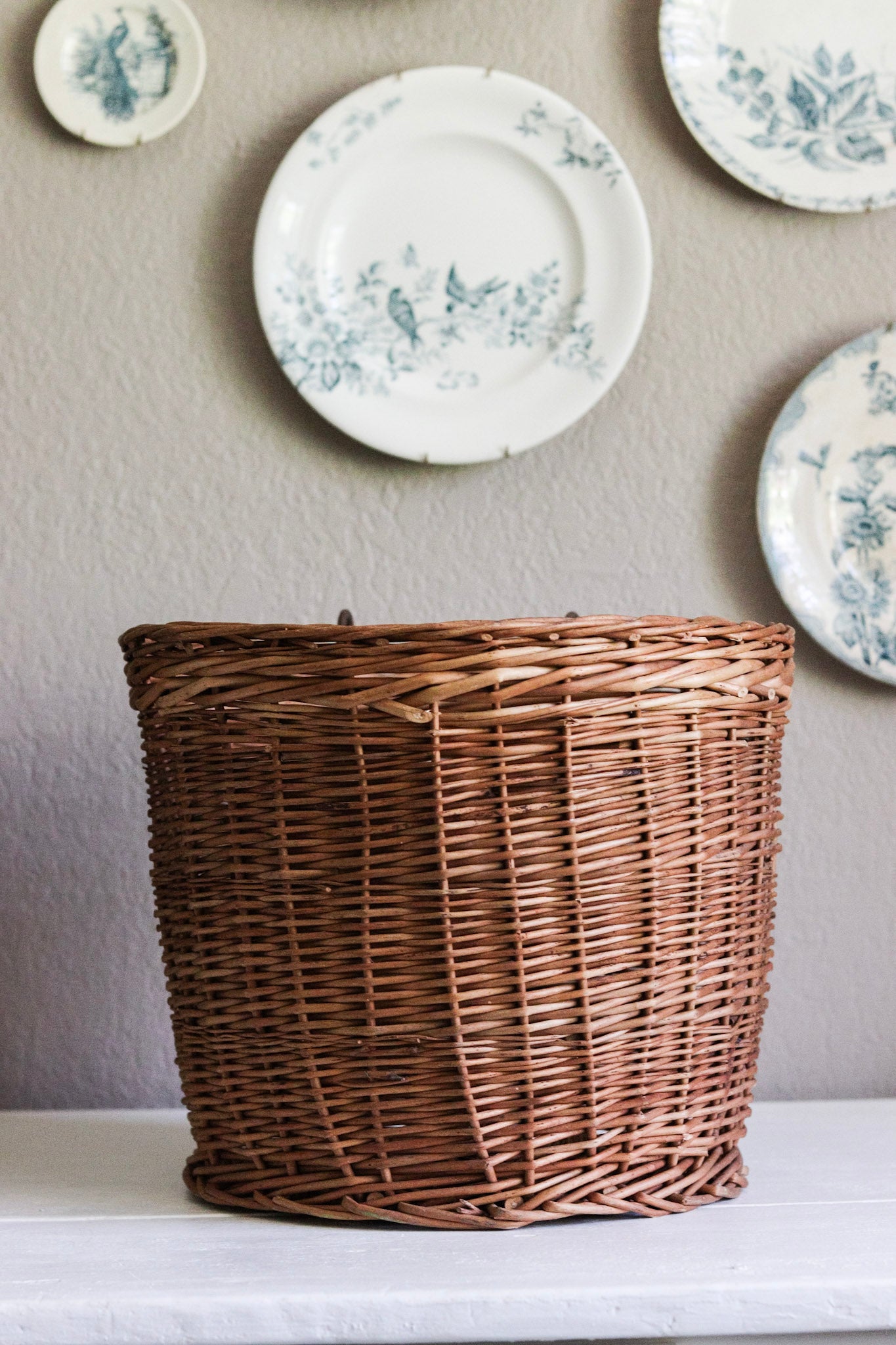 Vintage European Bike Basket