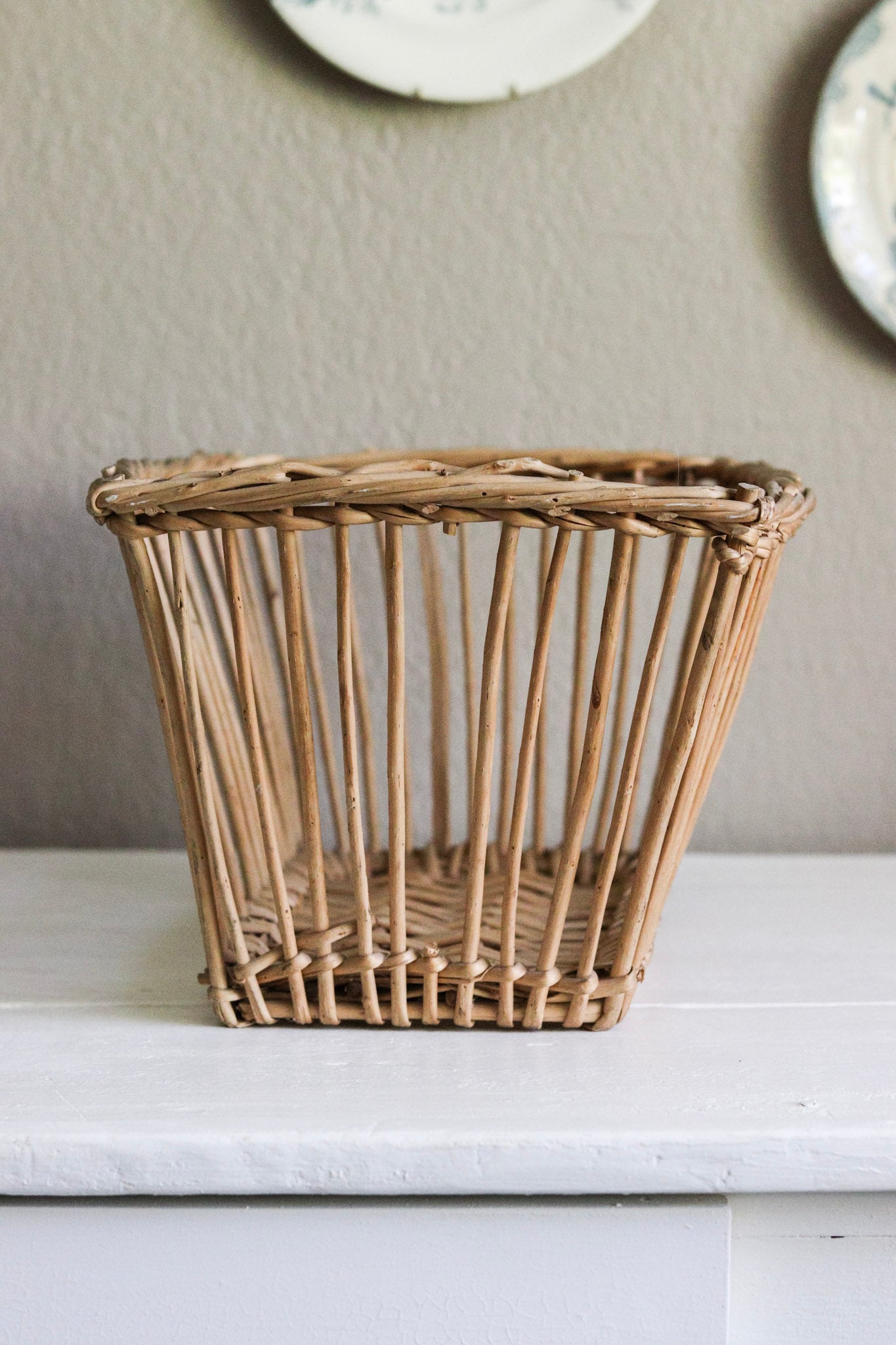 Petite Vintage French Boulangerie Basket