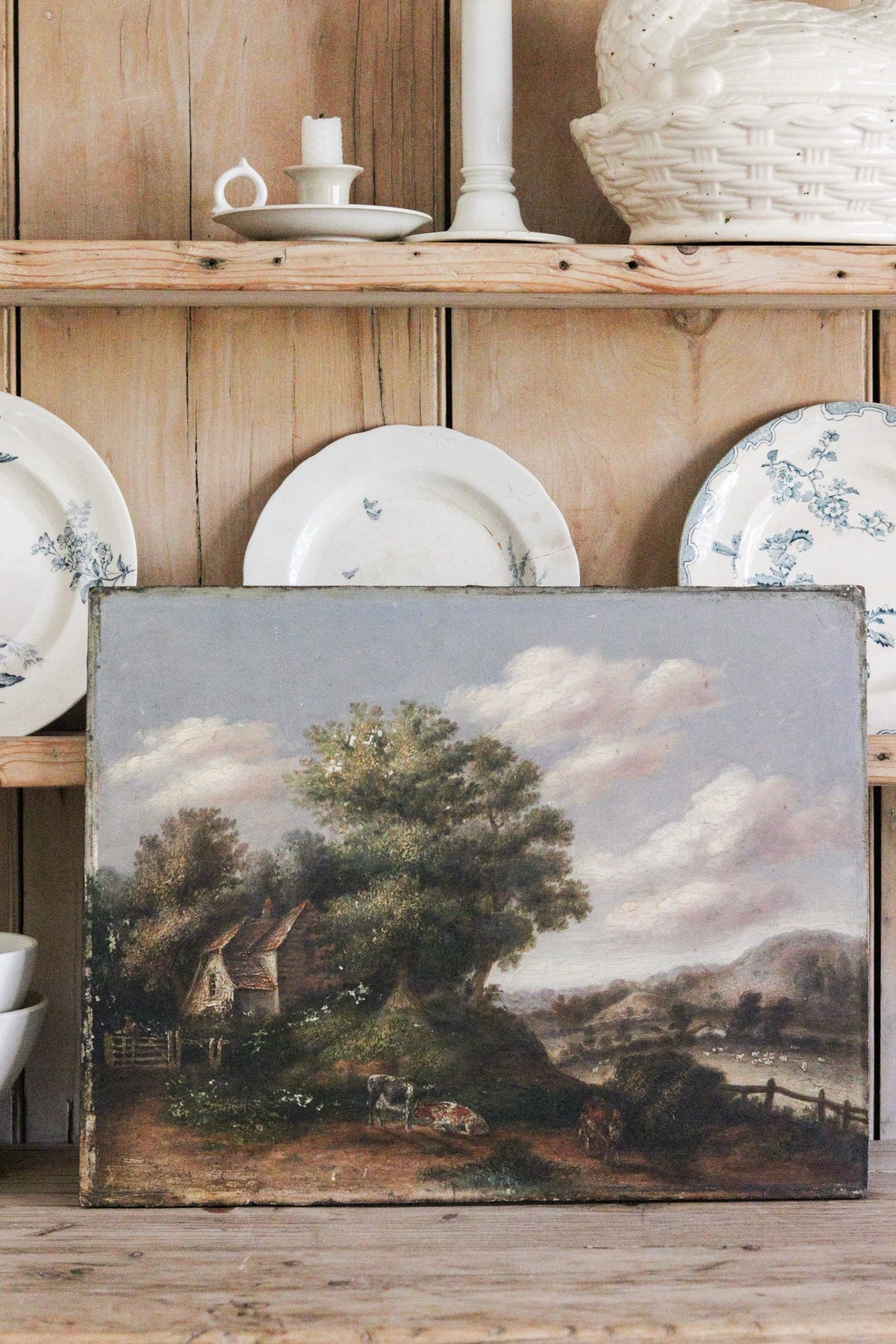 Pastures Beyond the Cottage Oil Painting