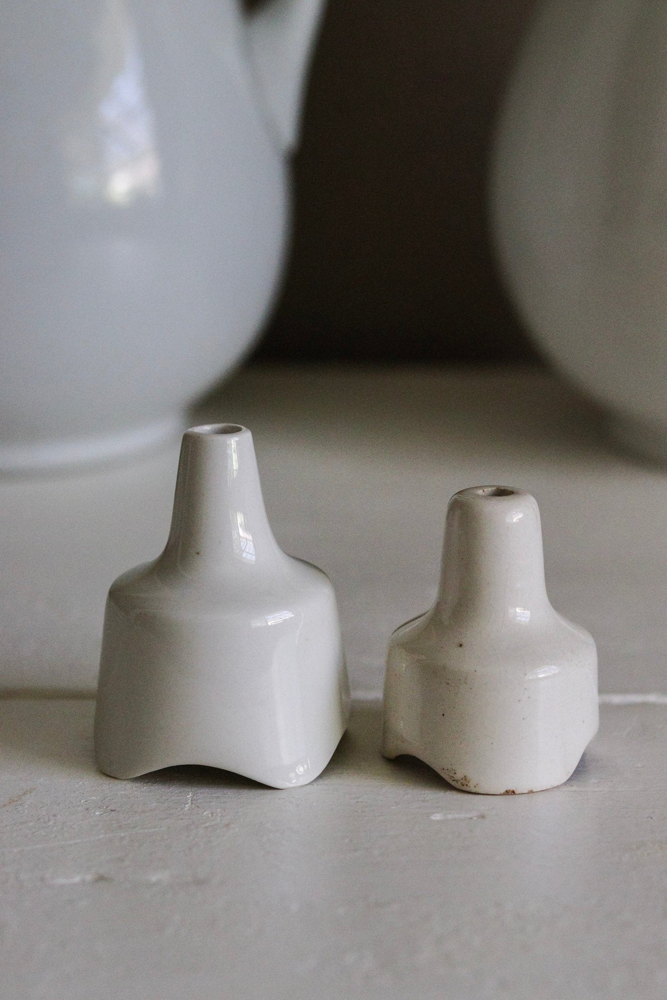 Pair of Vintage English Pie Funnels No.2
