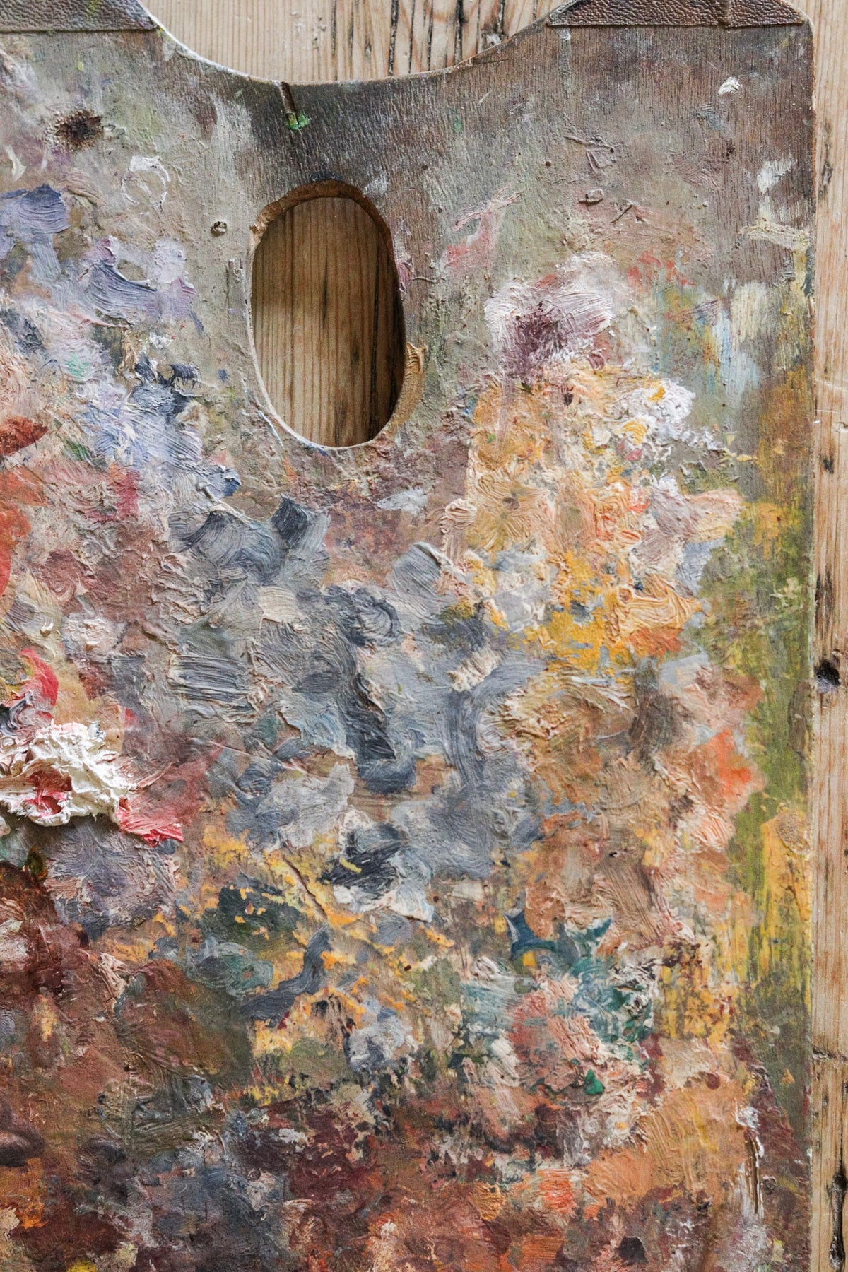 Large English Artist Palette