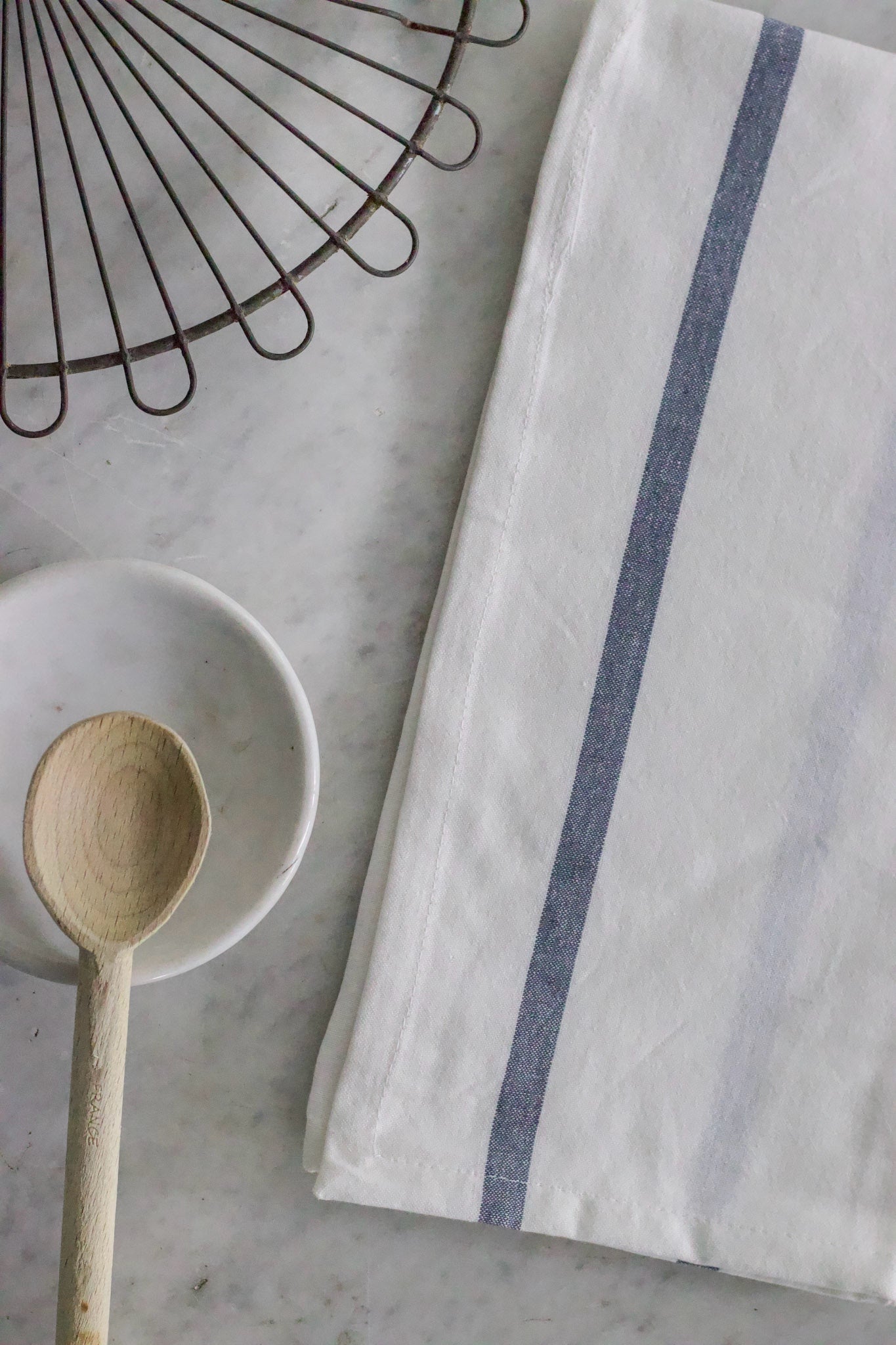 Cornish Blue Stripe Tea Towel