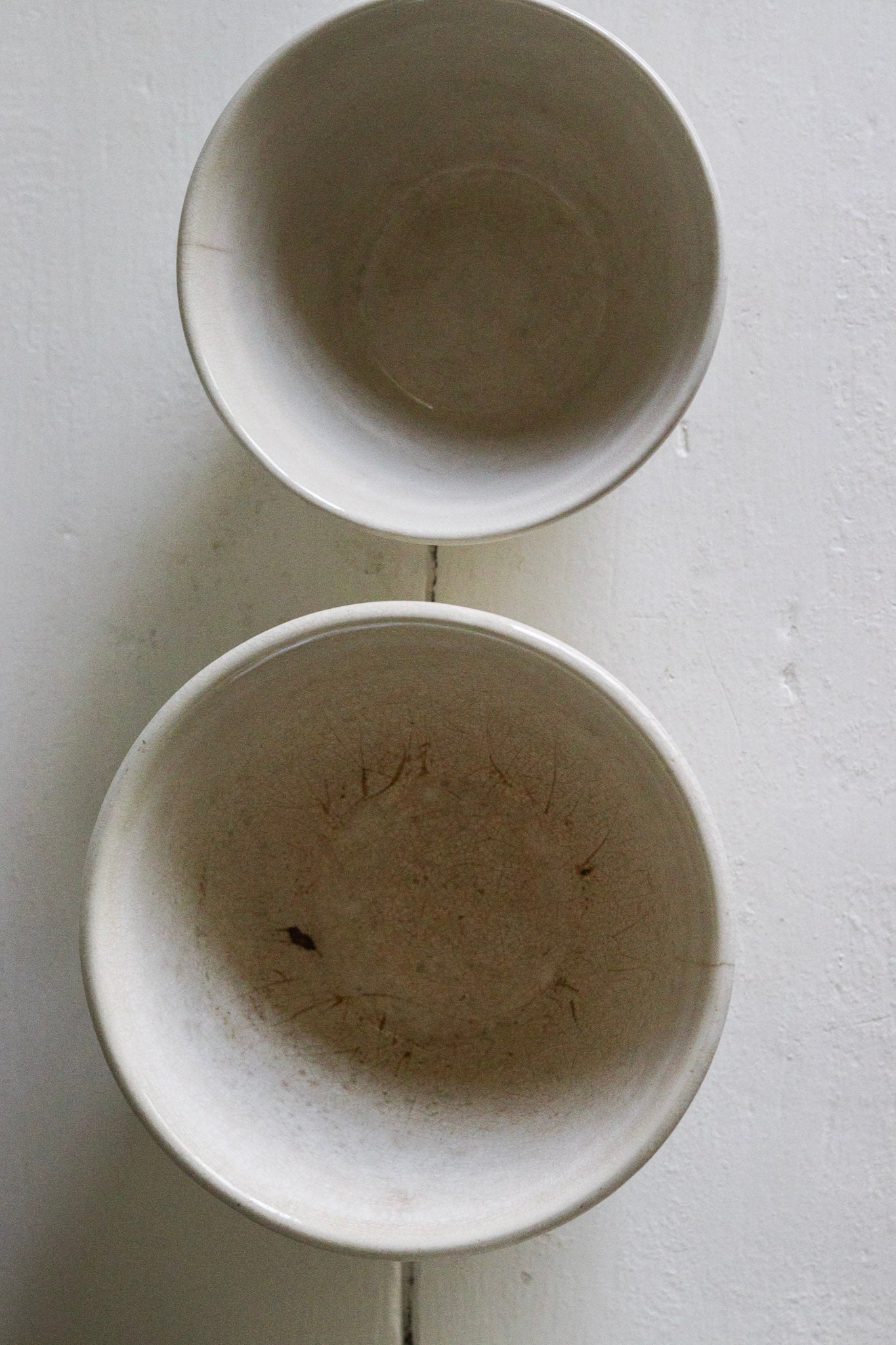 Pair of Vintage English Pudding Bowls No.4