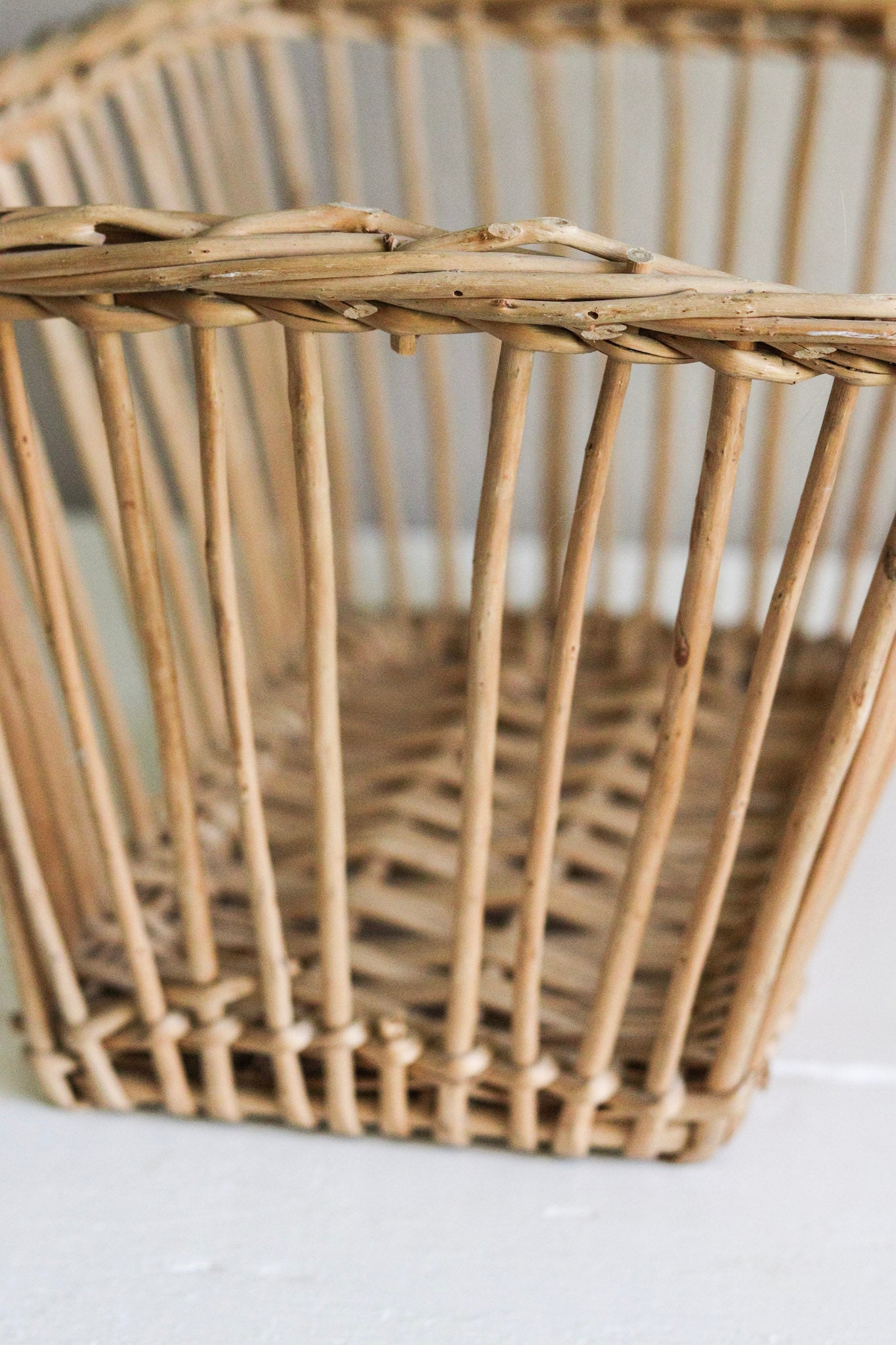 Petite Vintage French Boulangerie Basket