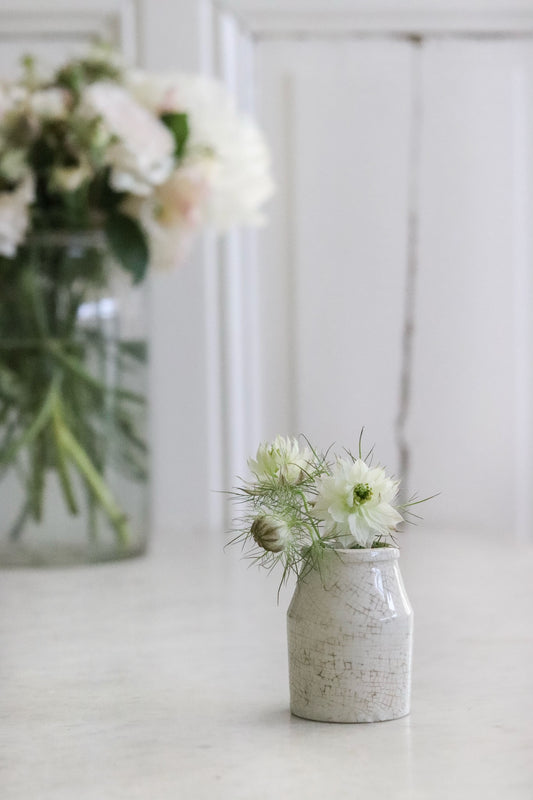 Petite Antique English Churn Pot
