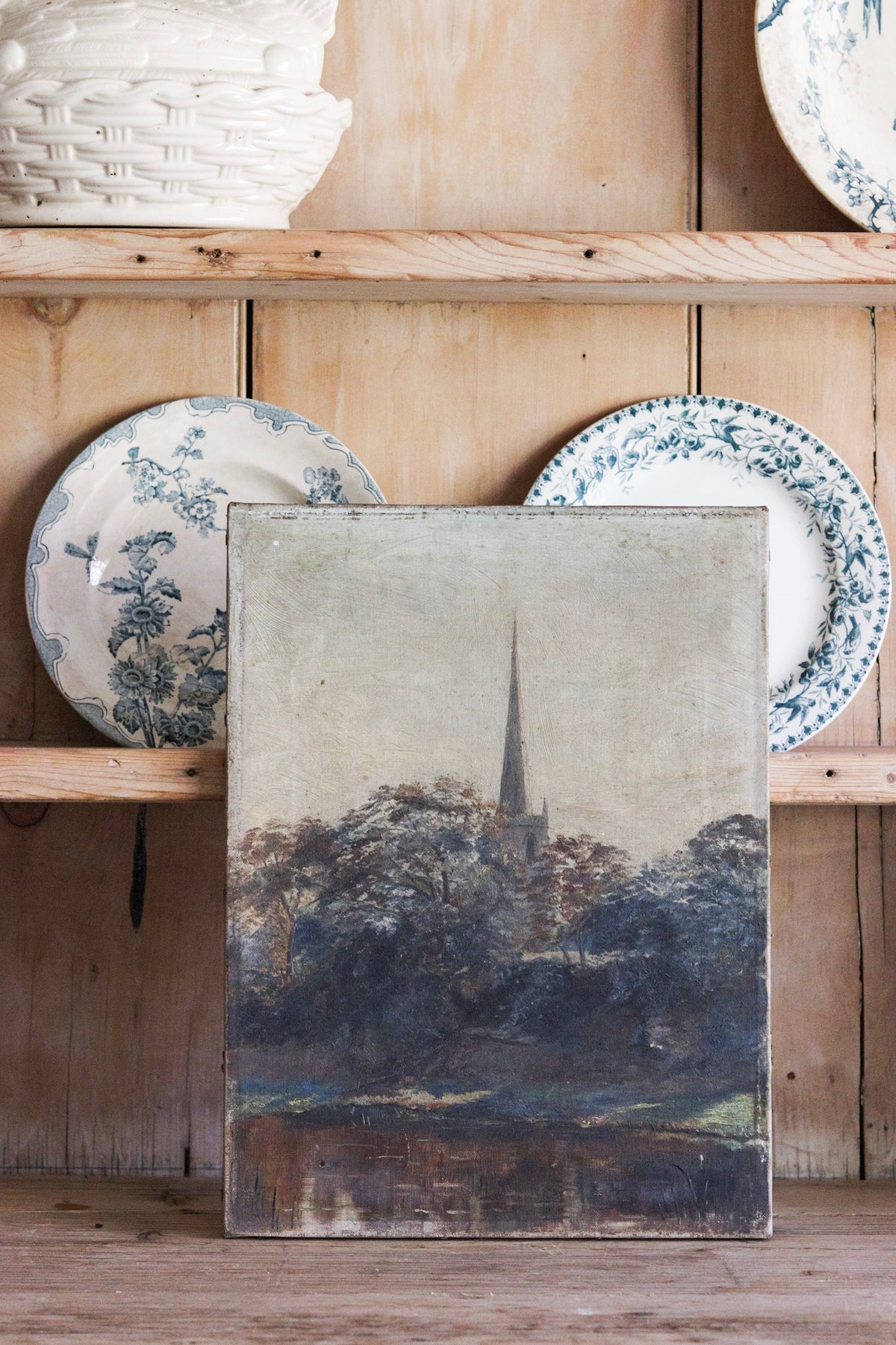 The Distant Steeple Oil Painting