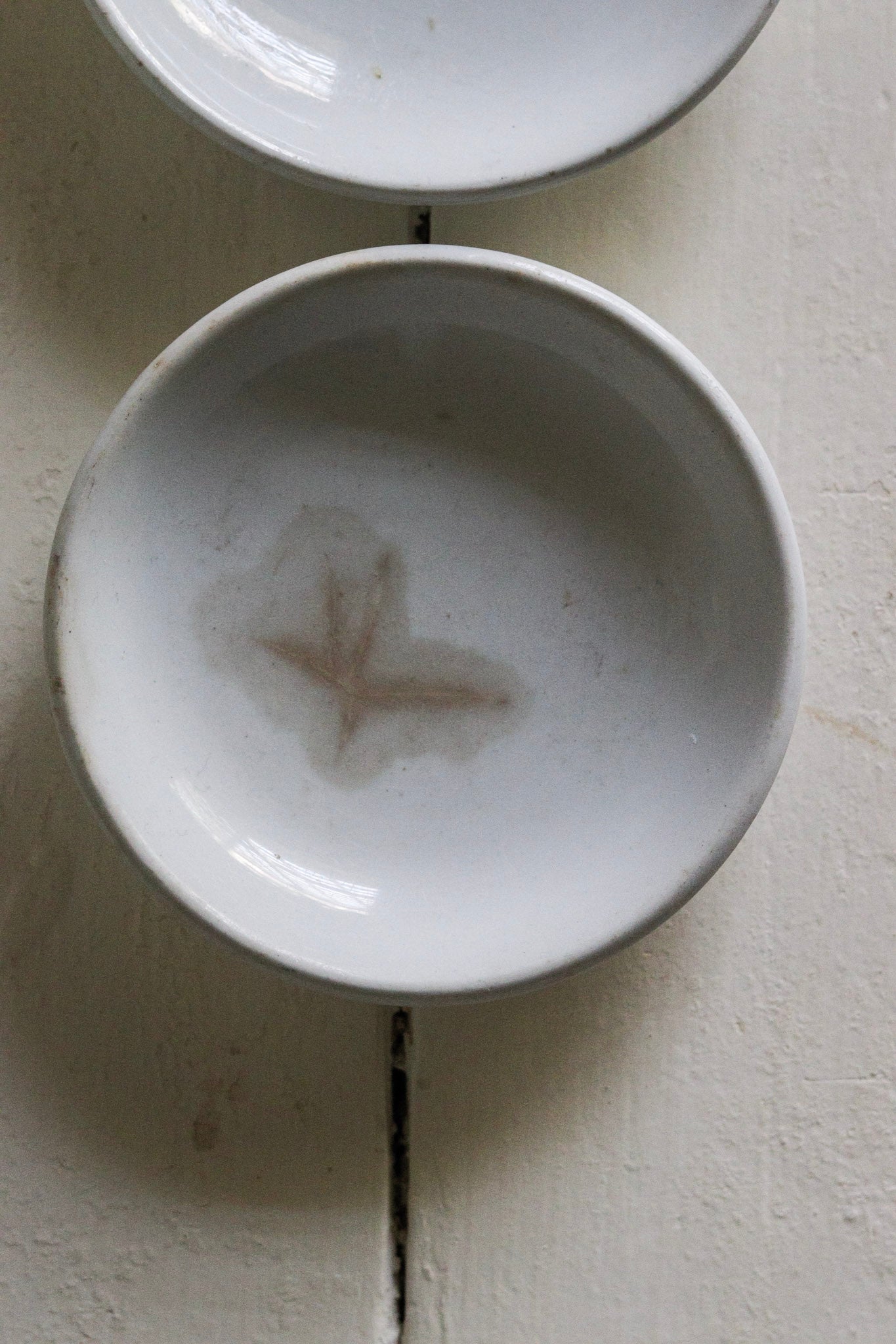 Antique Ironstone Fruit Plates - Set of Two