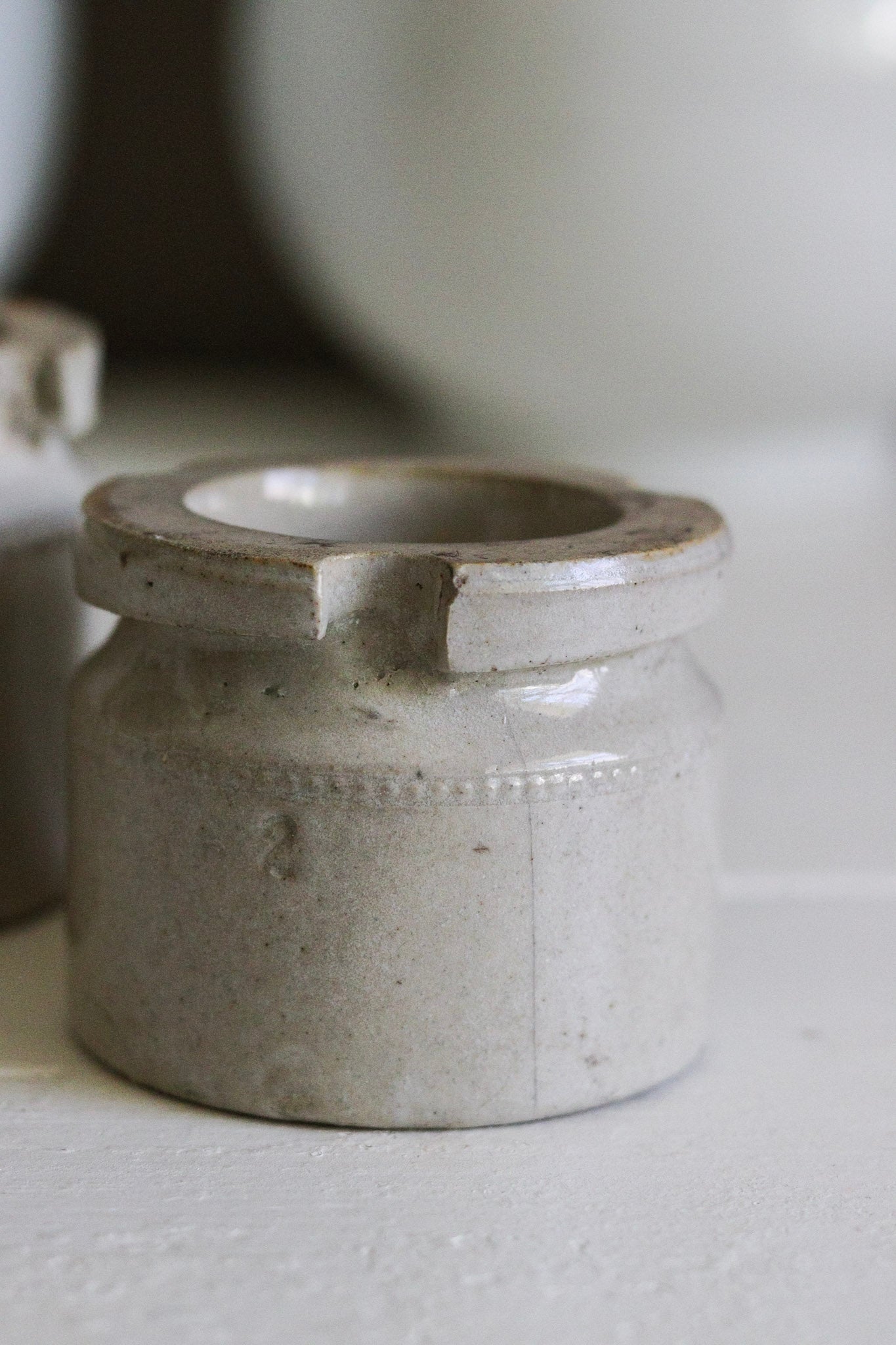Antique English Caviar Pots - Set of Three