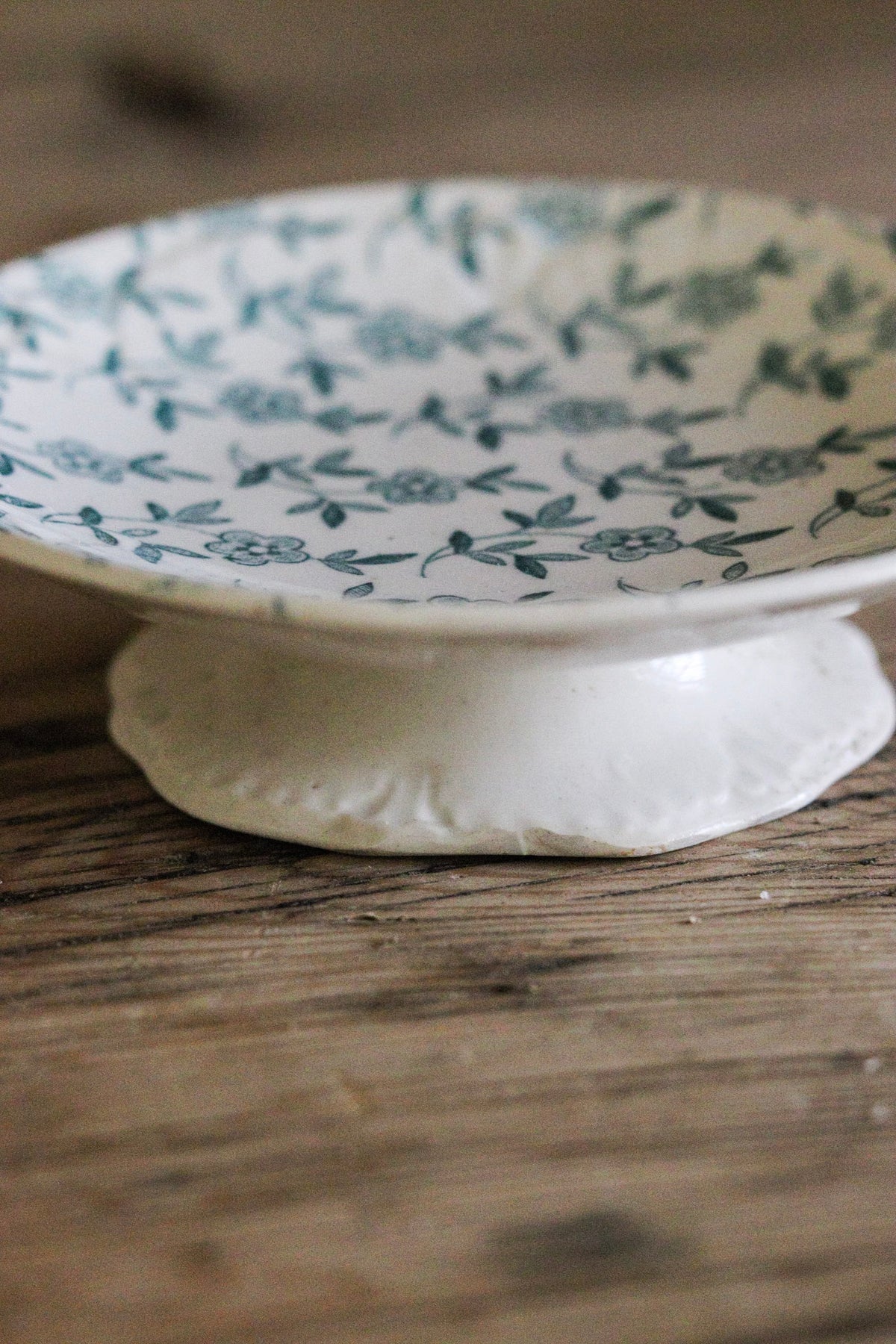 Very Petite English Transferware Cake Plate