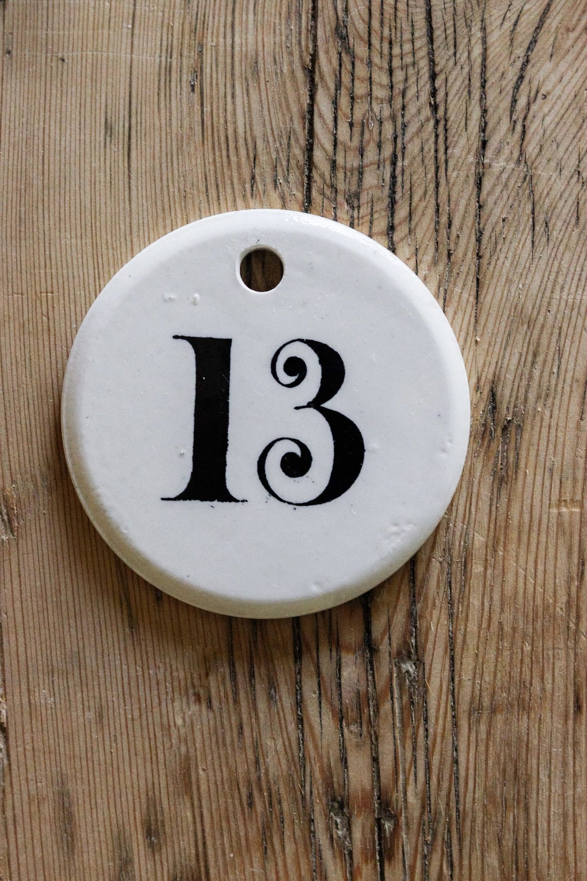 Antique Wine Cellar Number - No.13