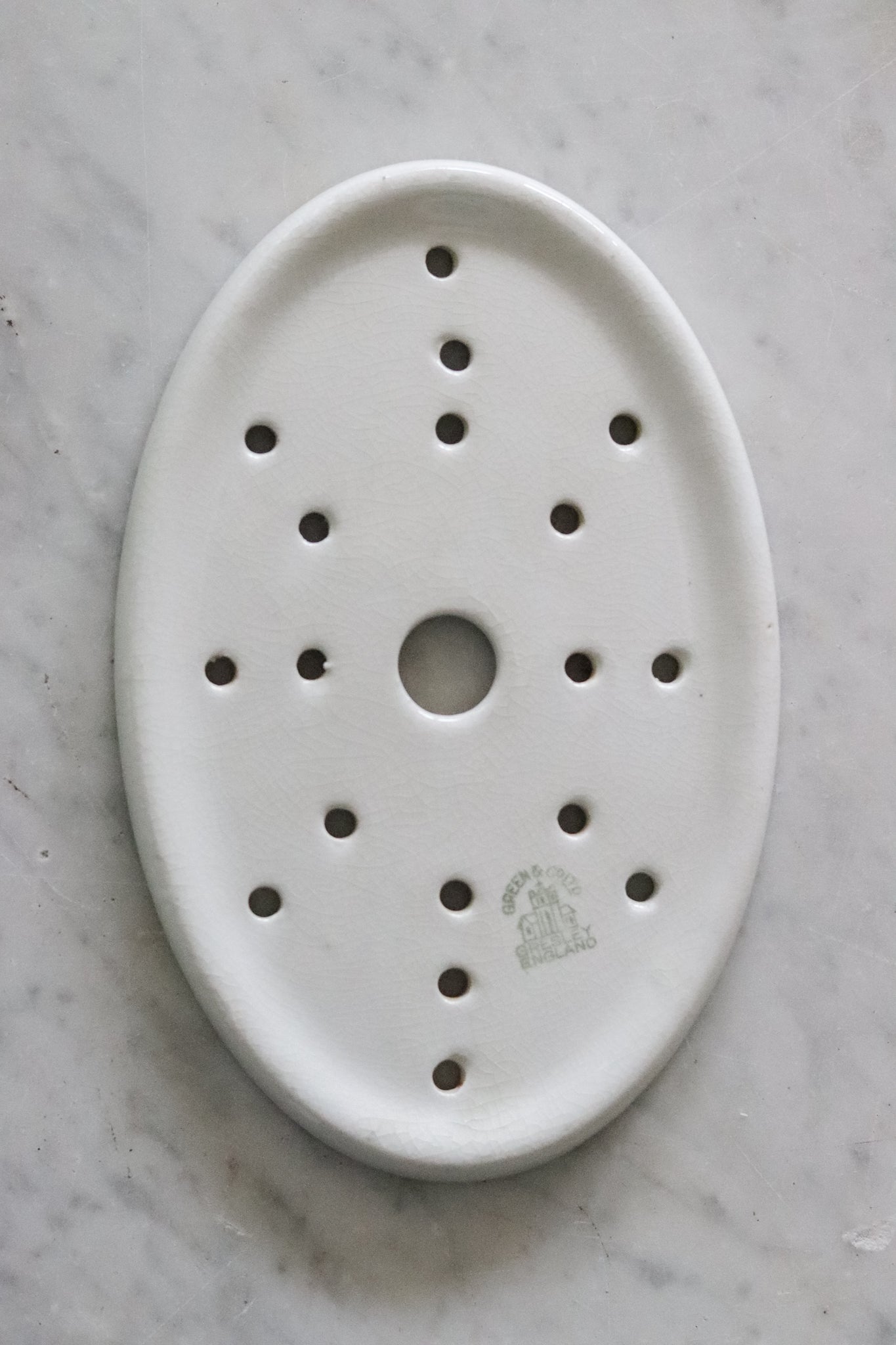 Vintage English Drain Plate