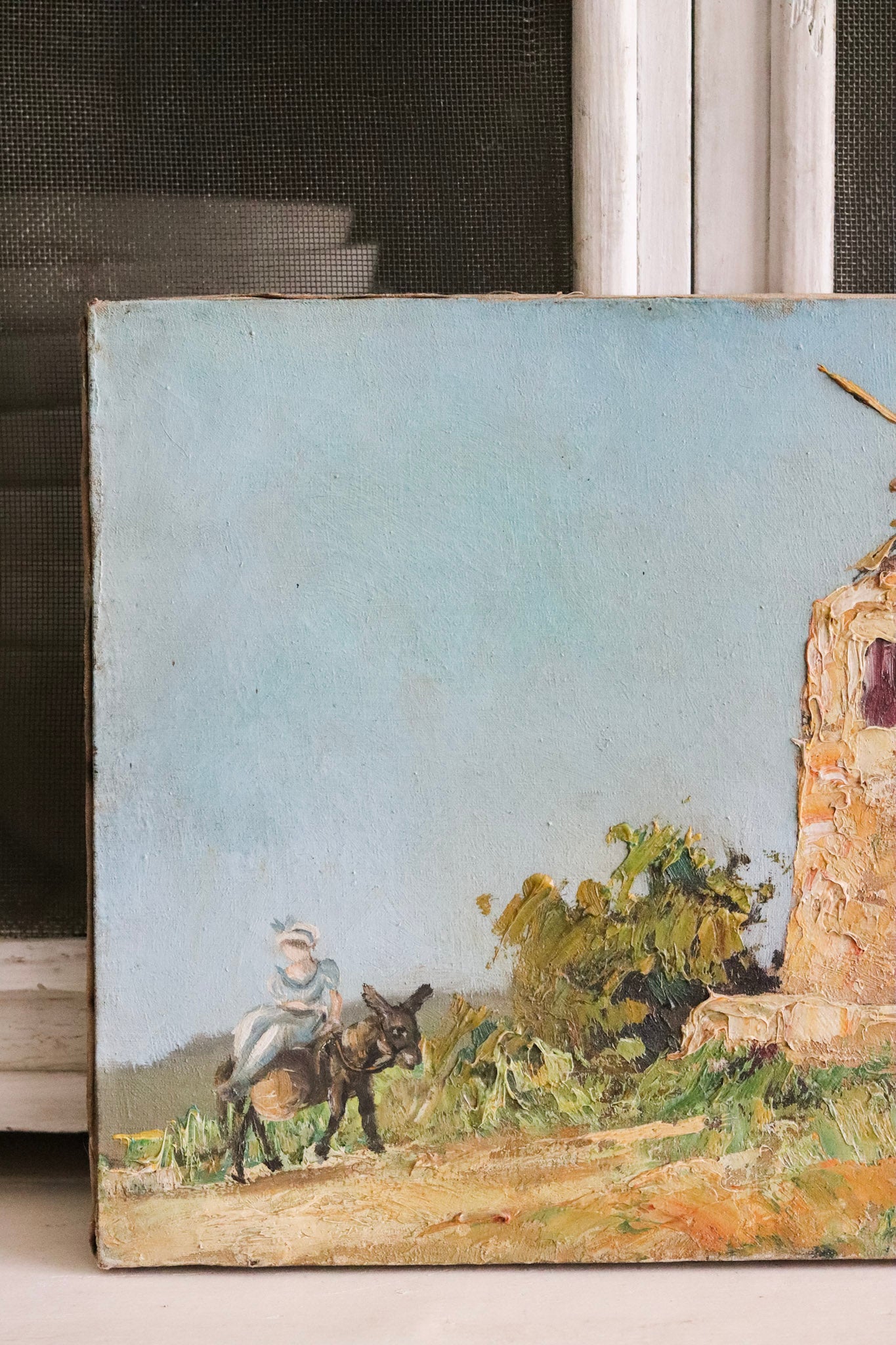 Vintage French Oil Painting