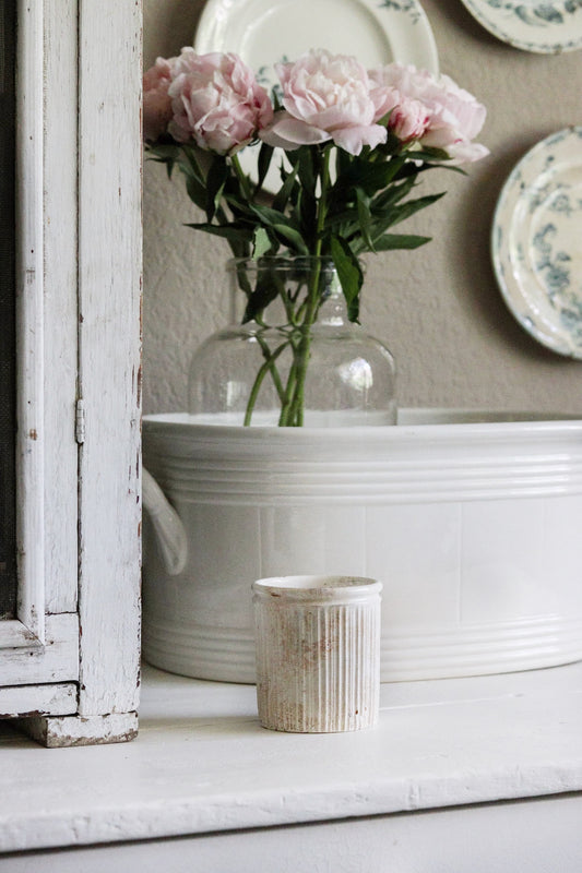 Antique English Maling Pot