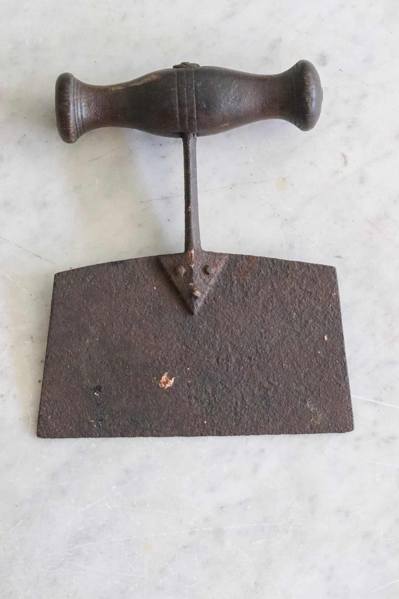 Vintage French Cutting Board & Vintage English Herb Chopper