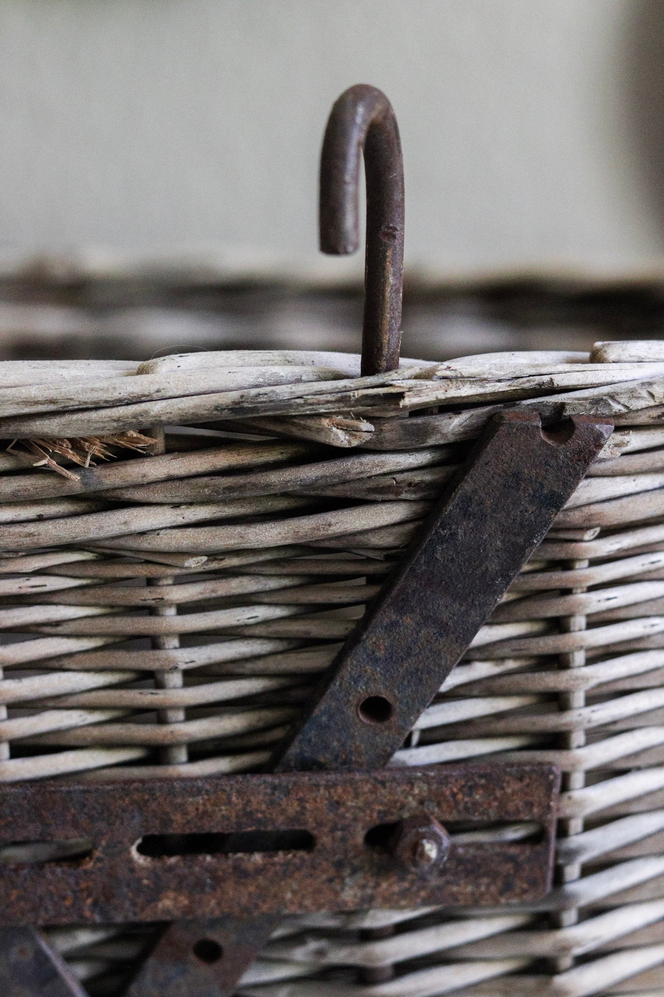 Large Vintage European Bike Basket