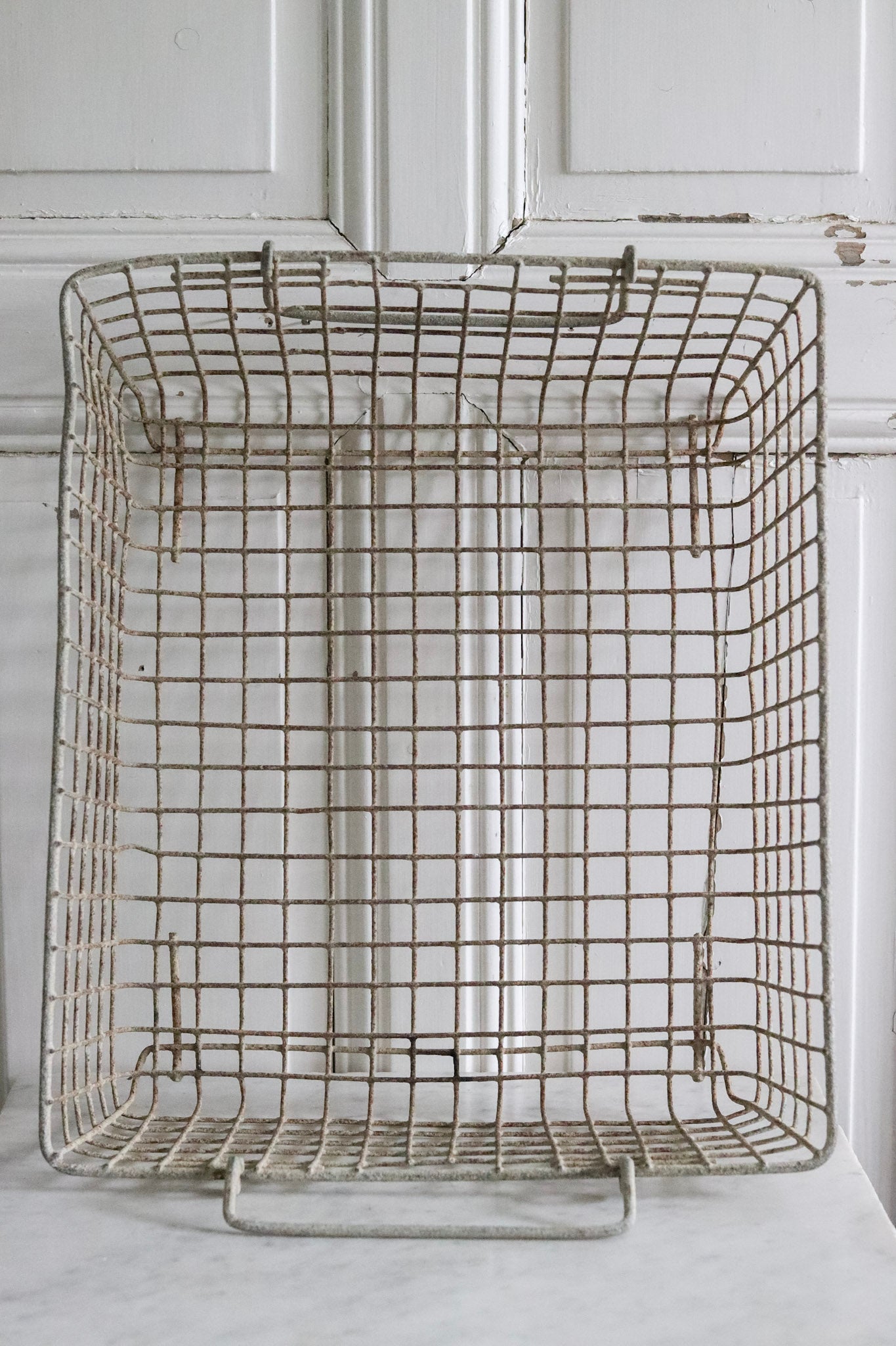 Vintage French Oyster Basket