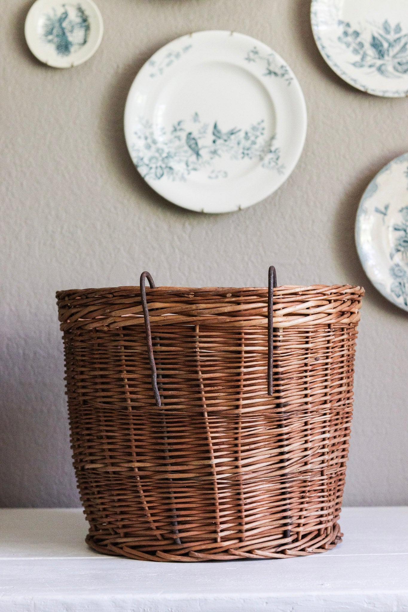 Vintage European Bike Basket