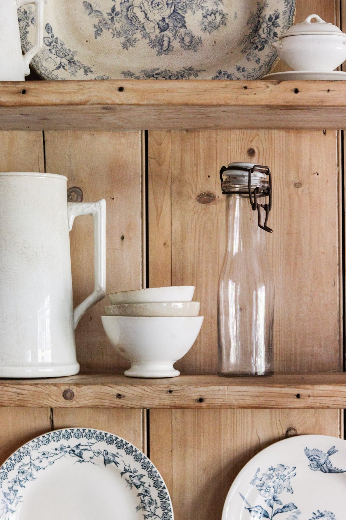 Petite French Bottle with Porcelain Top