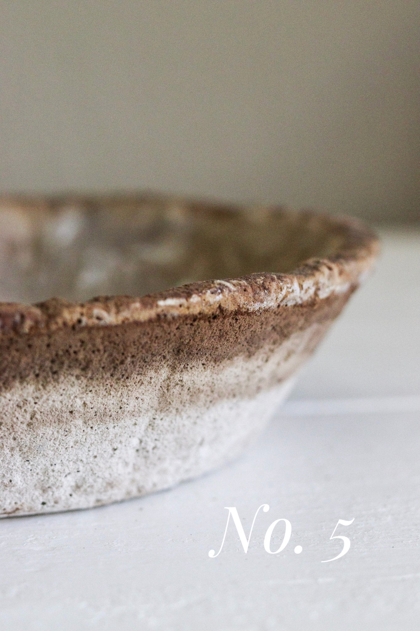 Vintage European Earthenware Nesting Bowl