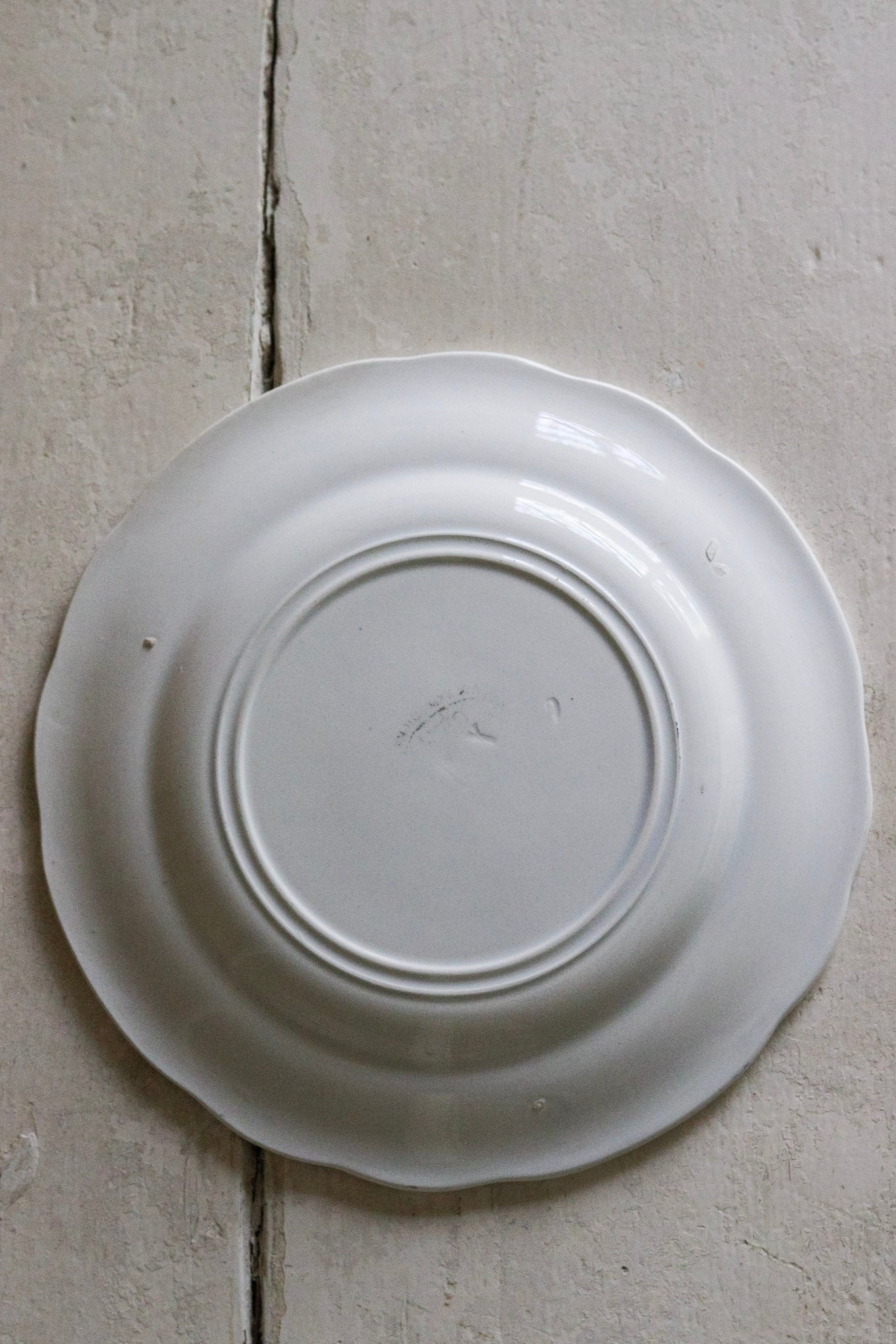 Antique French Transferware Plate - Saint Geneviève and Sheep