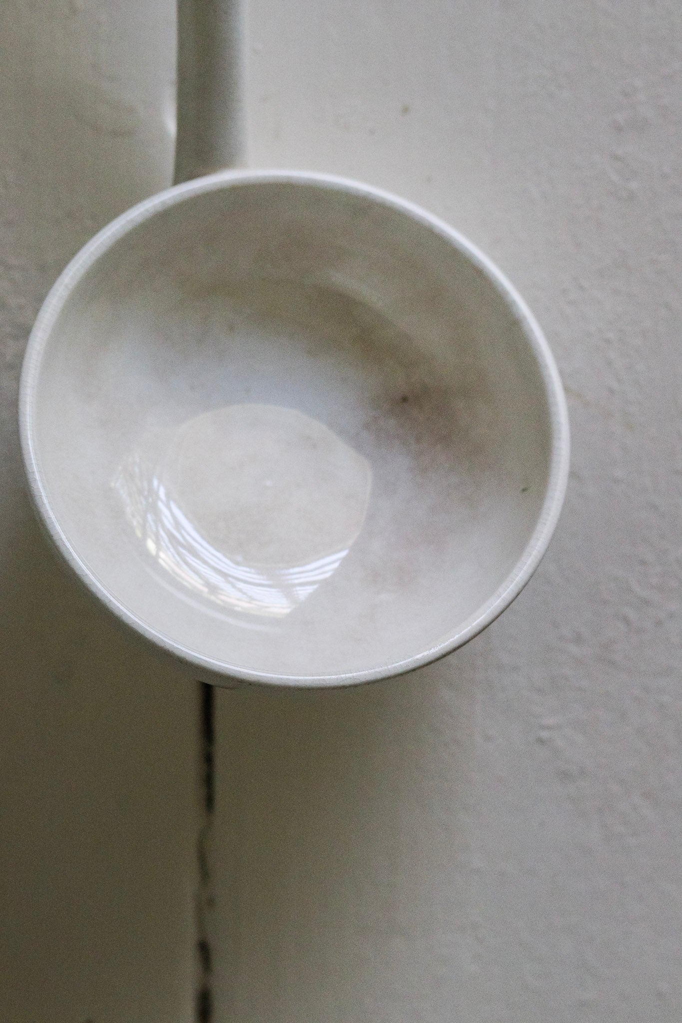 Beautiful Stained Dutch Ironstone Ladle