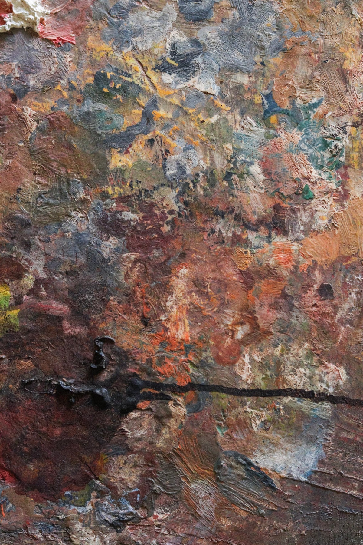 Large English Artist Palette