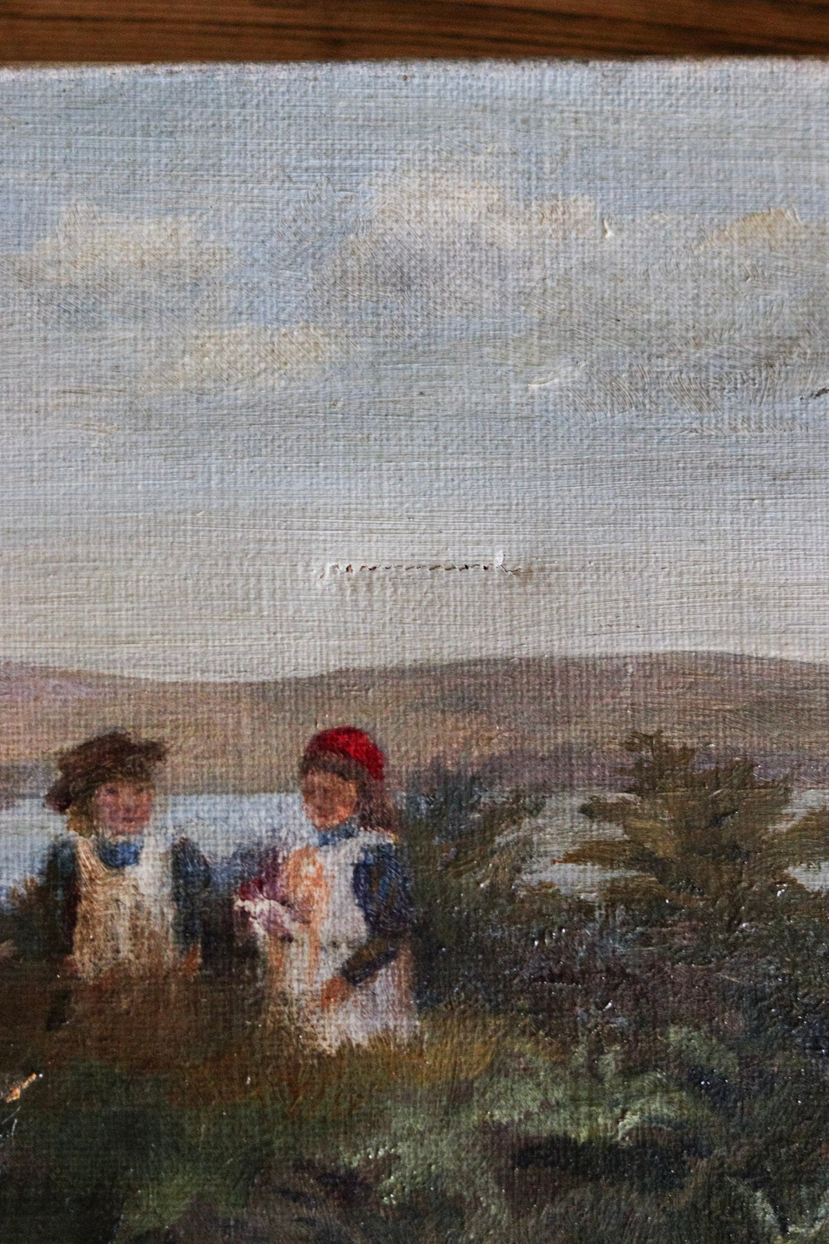 Girls by the English Sea Oil Painting