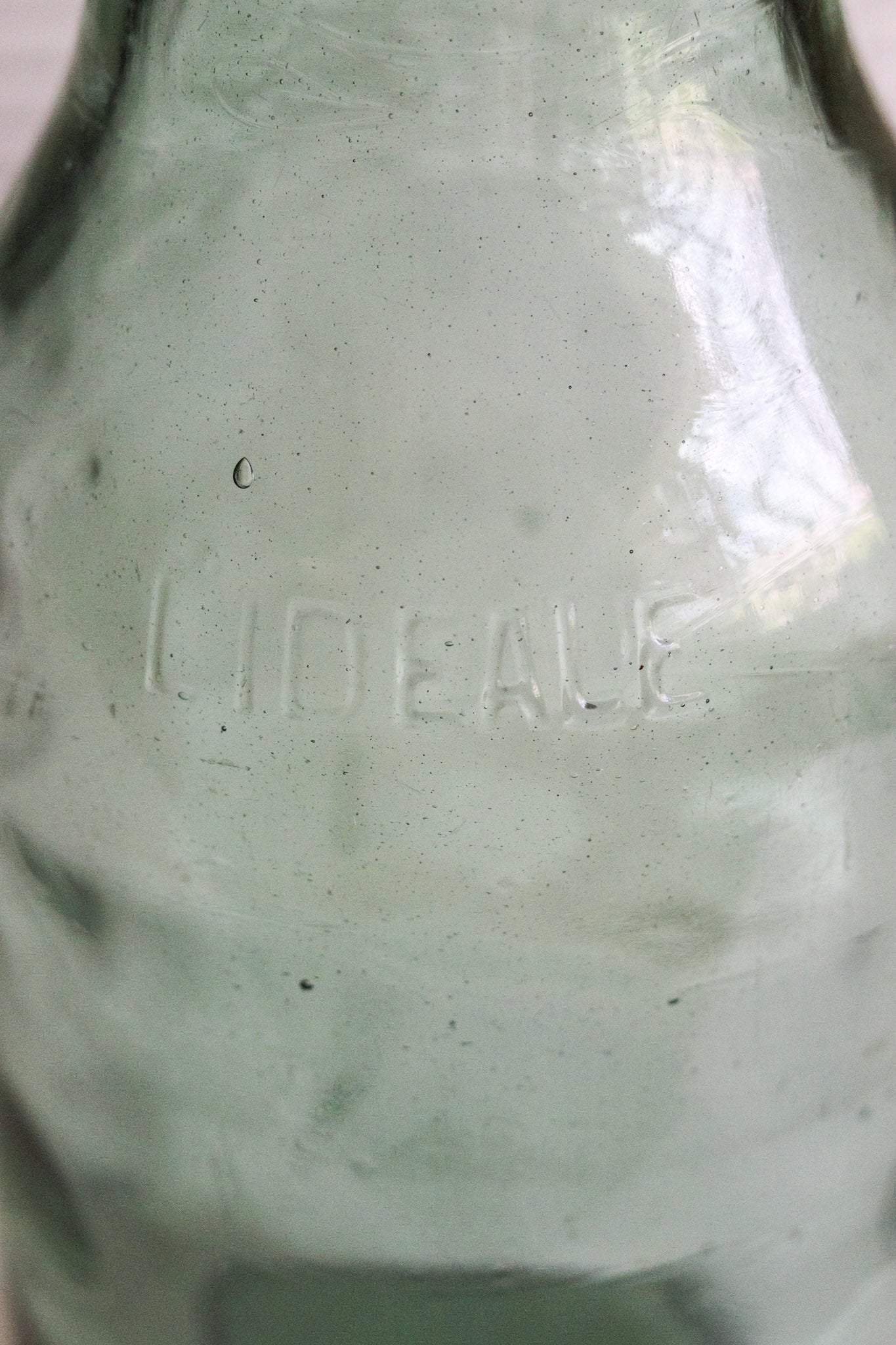 Extra Large Vintage French Canning Jar with Porcelain Top