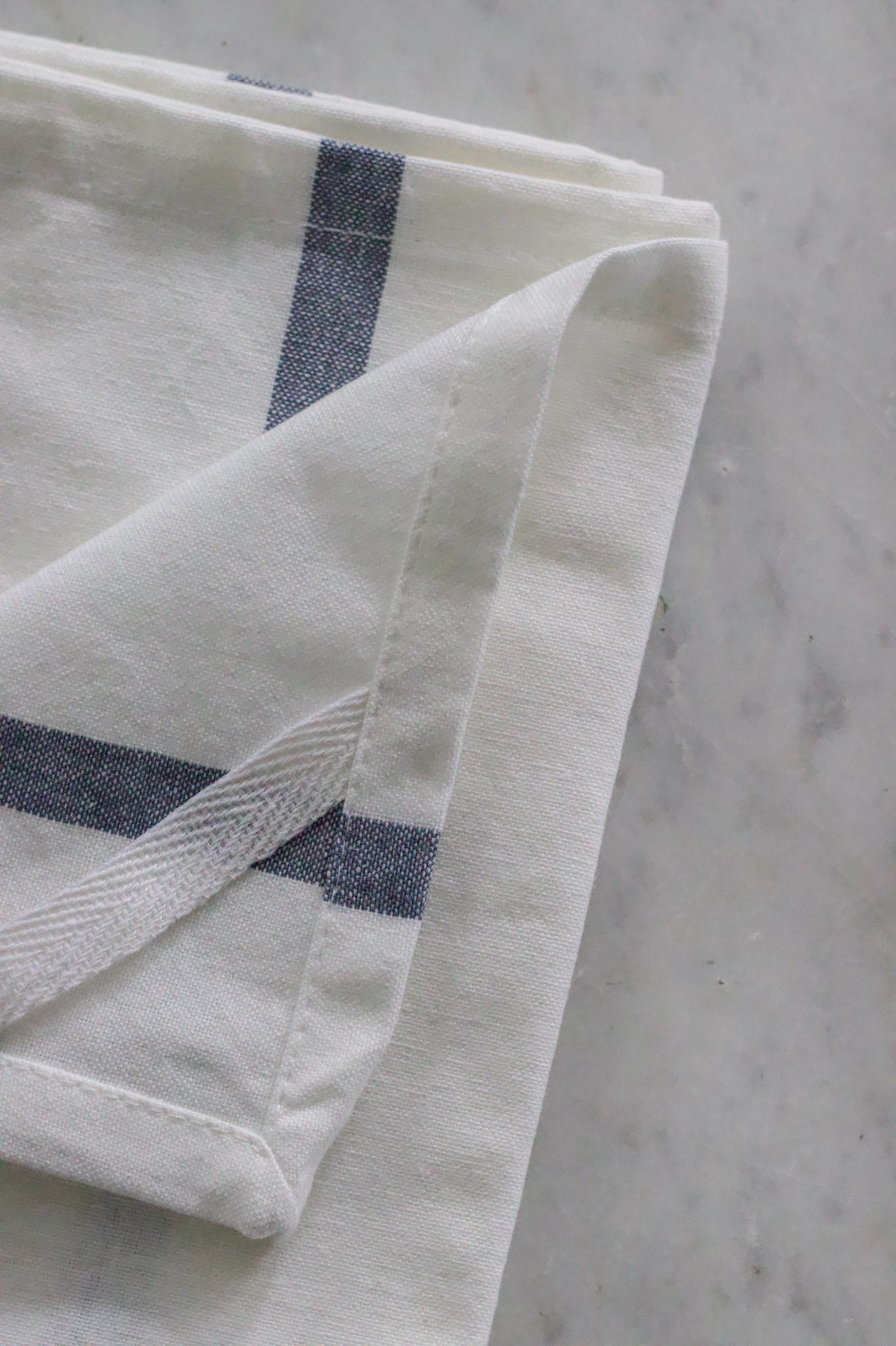 Cornish Blue Stripe Tea Towel