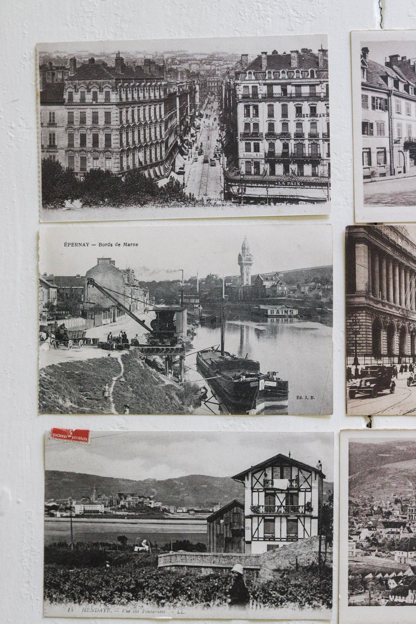 Six Vintage French Postcards - No.5