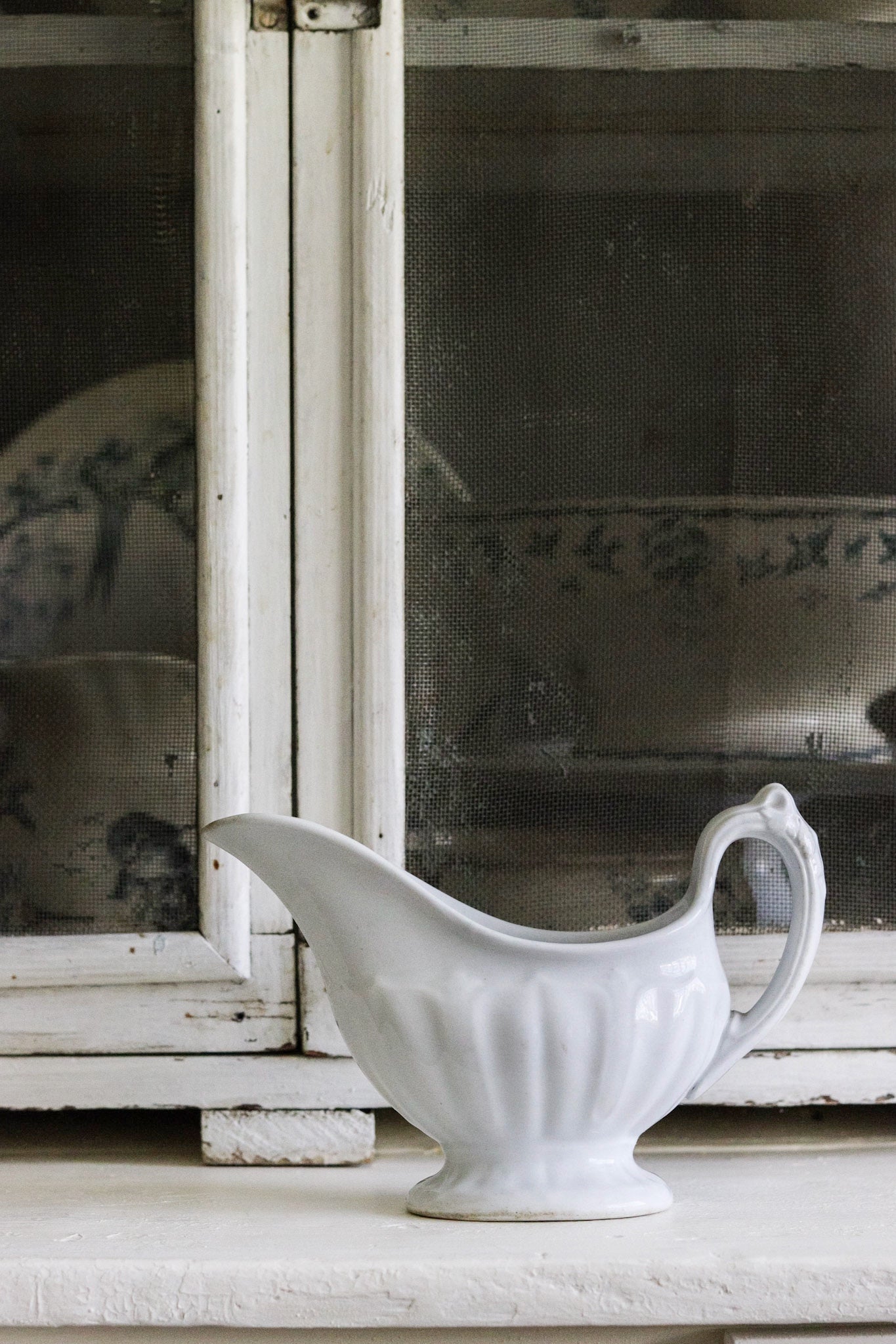 Ironstone Gravy Boat
