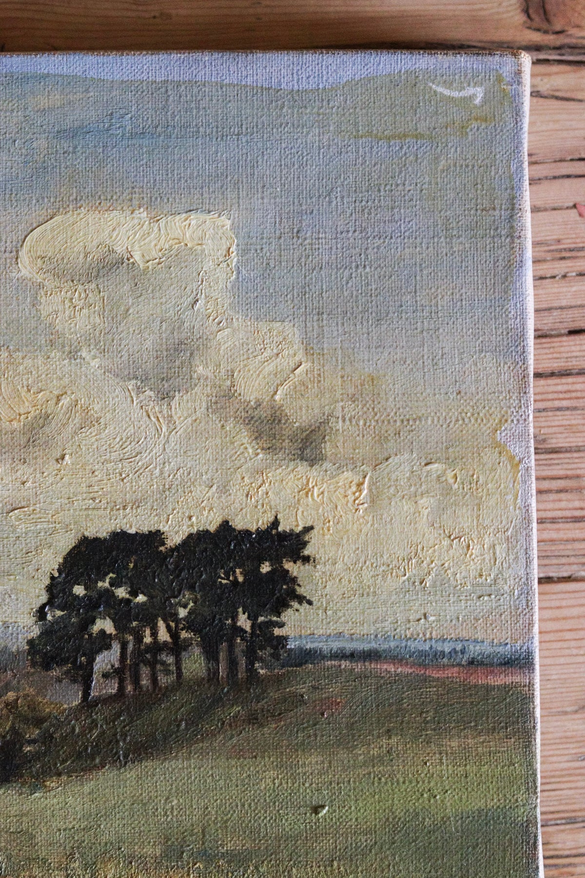 The Meadow Path Oil Painting