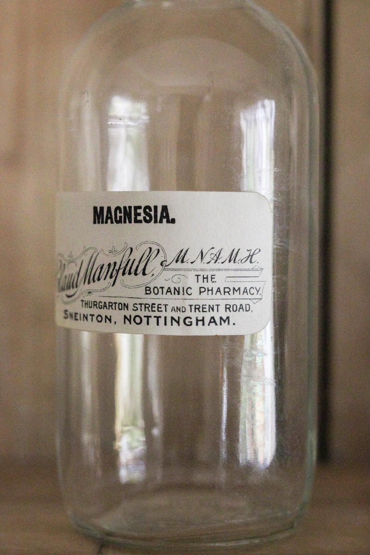 Vintage English Apothecary Bottle