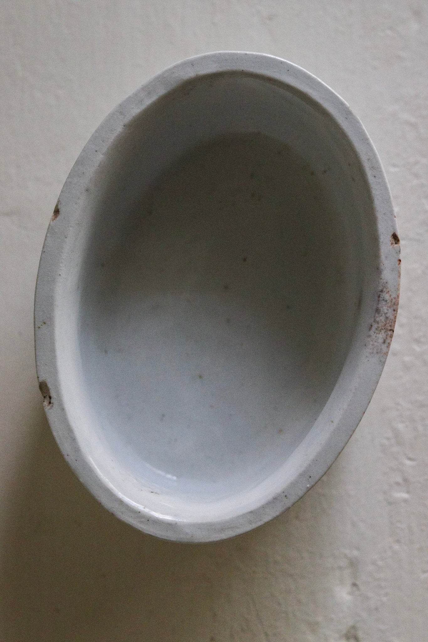 Antique English Ironstone Butter Dish