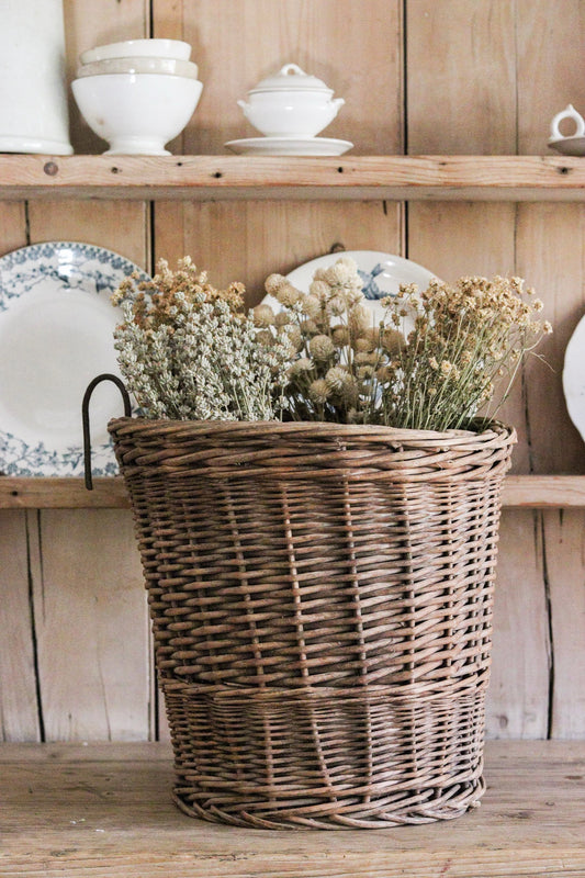 Vintage European Bike Basket