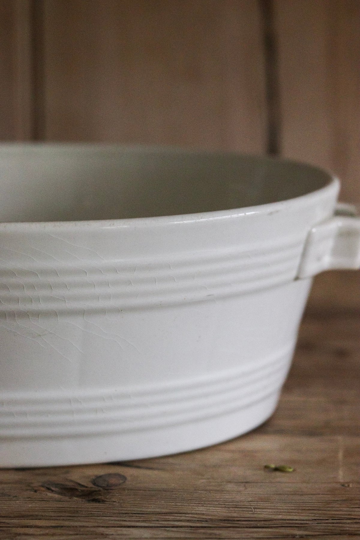 Antique Dutch Banded Cream Pail
